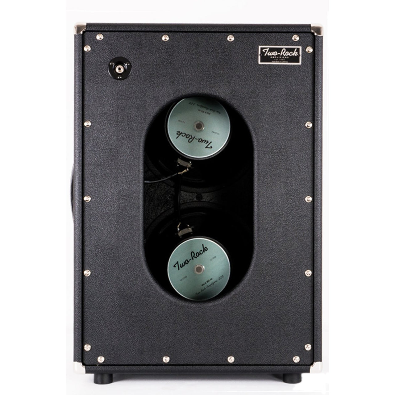 Two Rock 2x12 Cabinet Vertical Black Bronco w/ Black Sparkle Matrix Grille