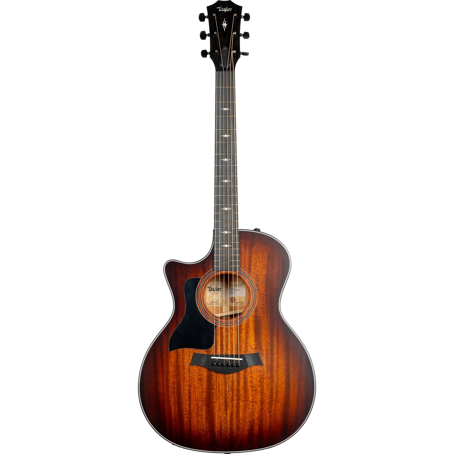 Taylor 324CE V-Class Grand Auditorium Acoustic Electric Guitar, Mahogany Top