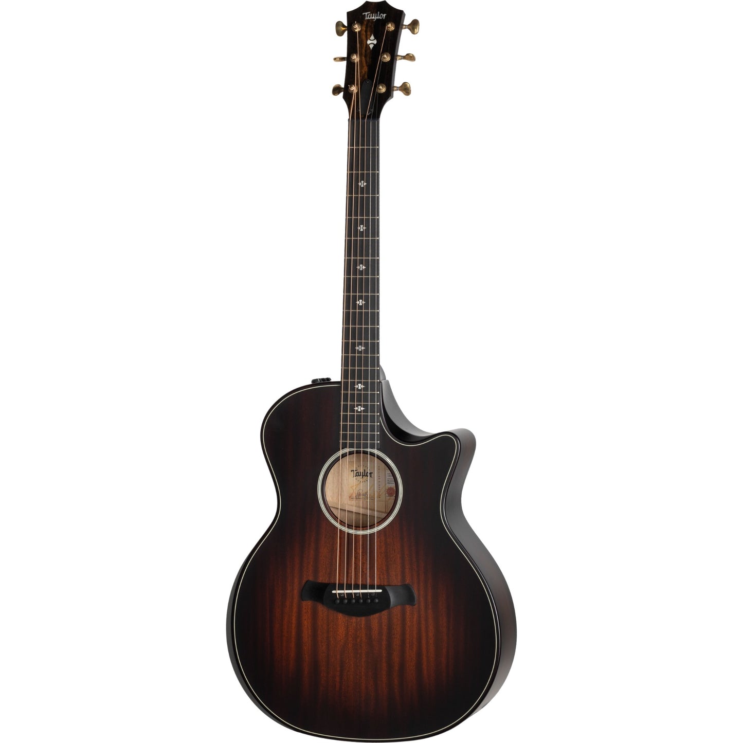 Taylor 324ce Builder’s Edition Acoustic Electric Guitar, Shaded Edgeburst