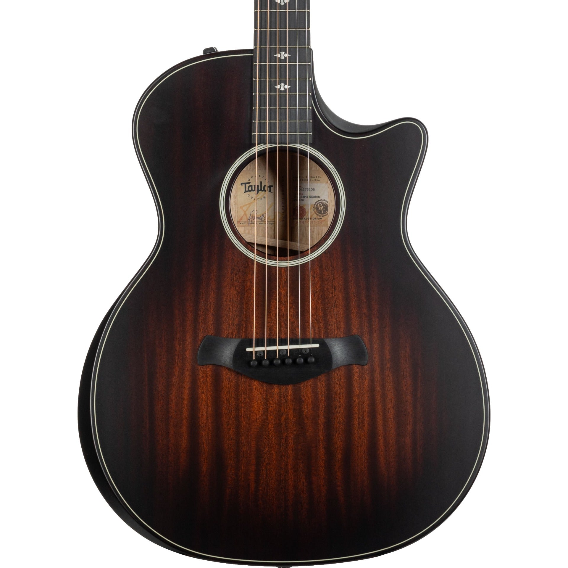 Taylor 324ce Builder’s Edition Acoustic Electric Guitar - Shaded Edgeburst