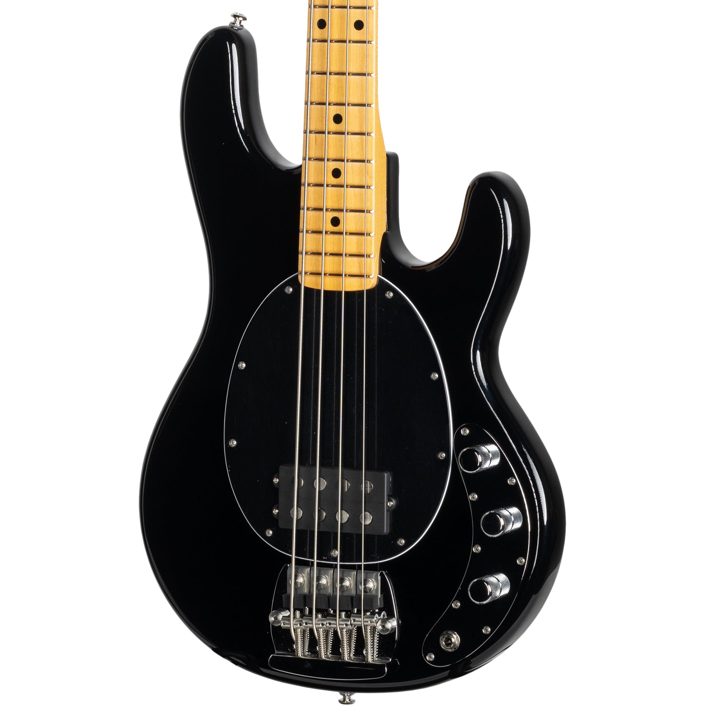 Ernie Ball Music Man Retro 70’s Stingray Electric Bass - Black