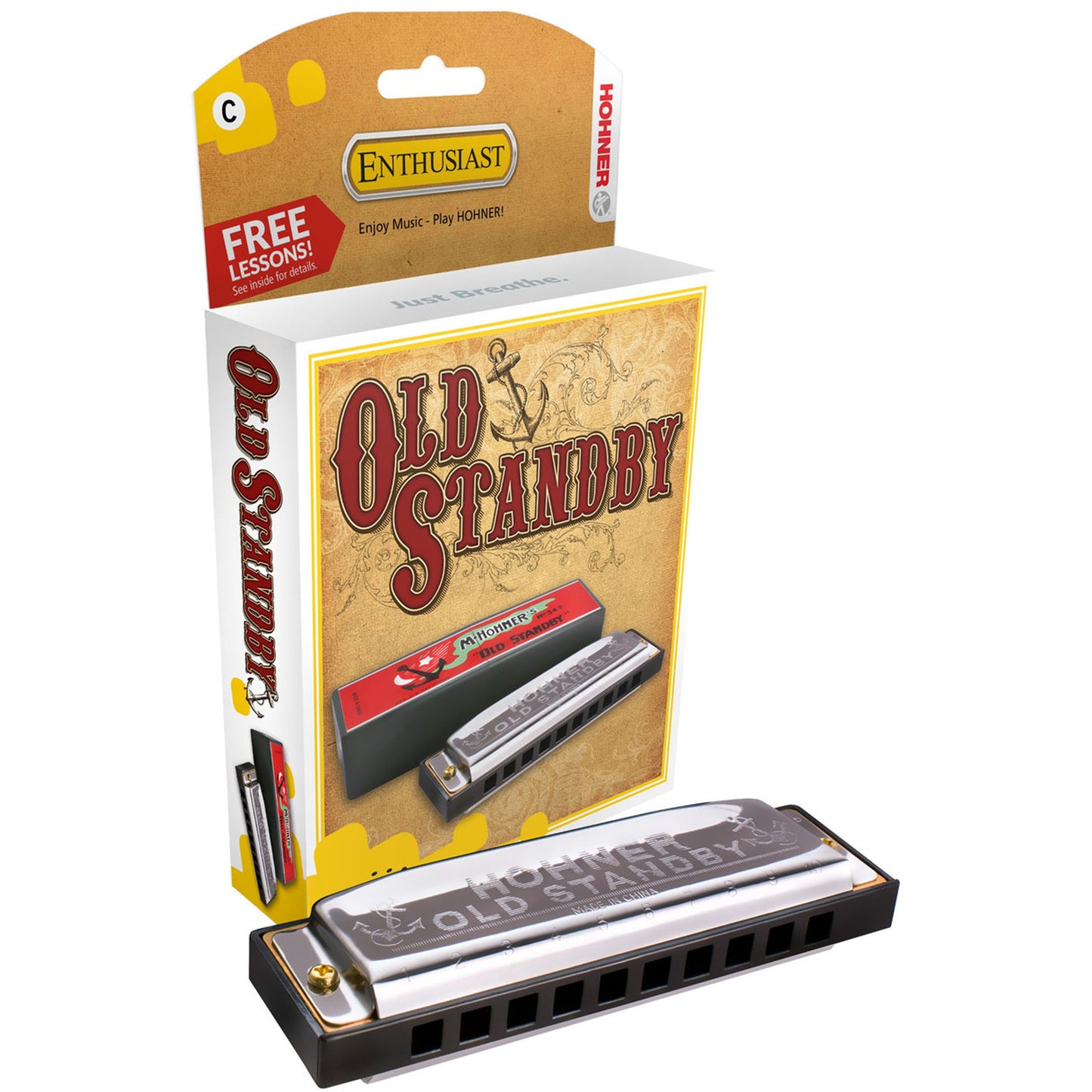 Hohner The Old Standby Harmonica in Key of G