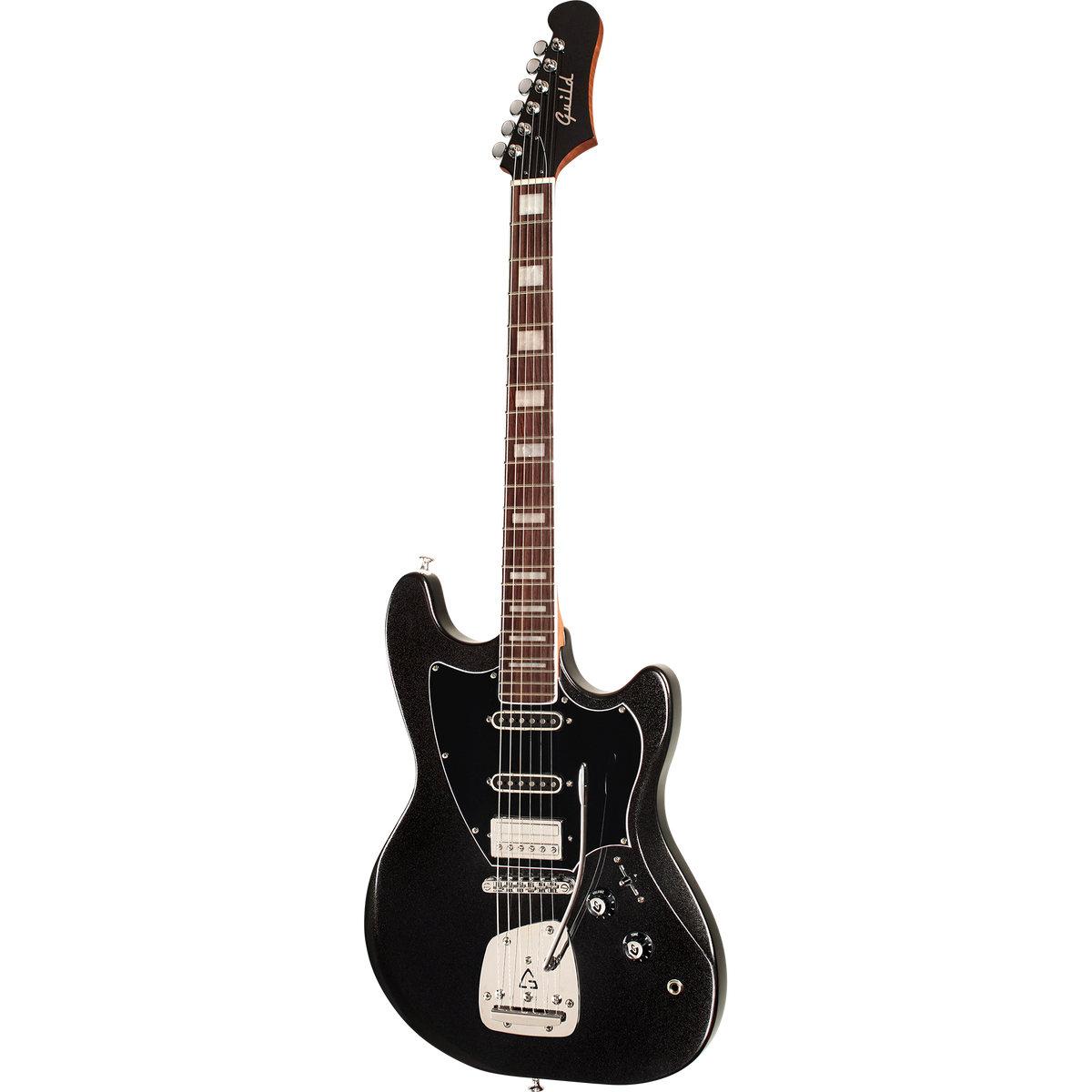 Guild Surfliner Deluxe Newark St. Electric Guitar, Black Metallic