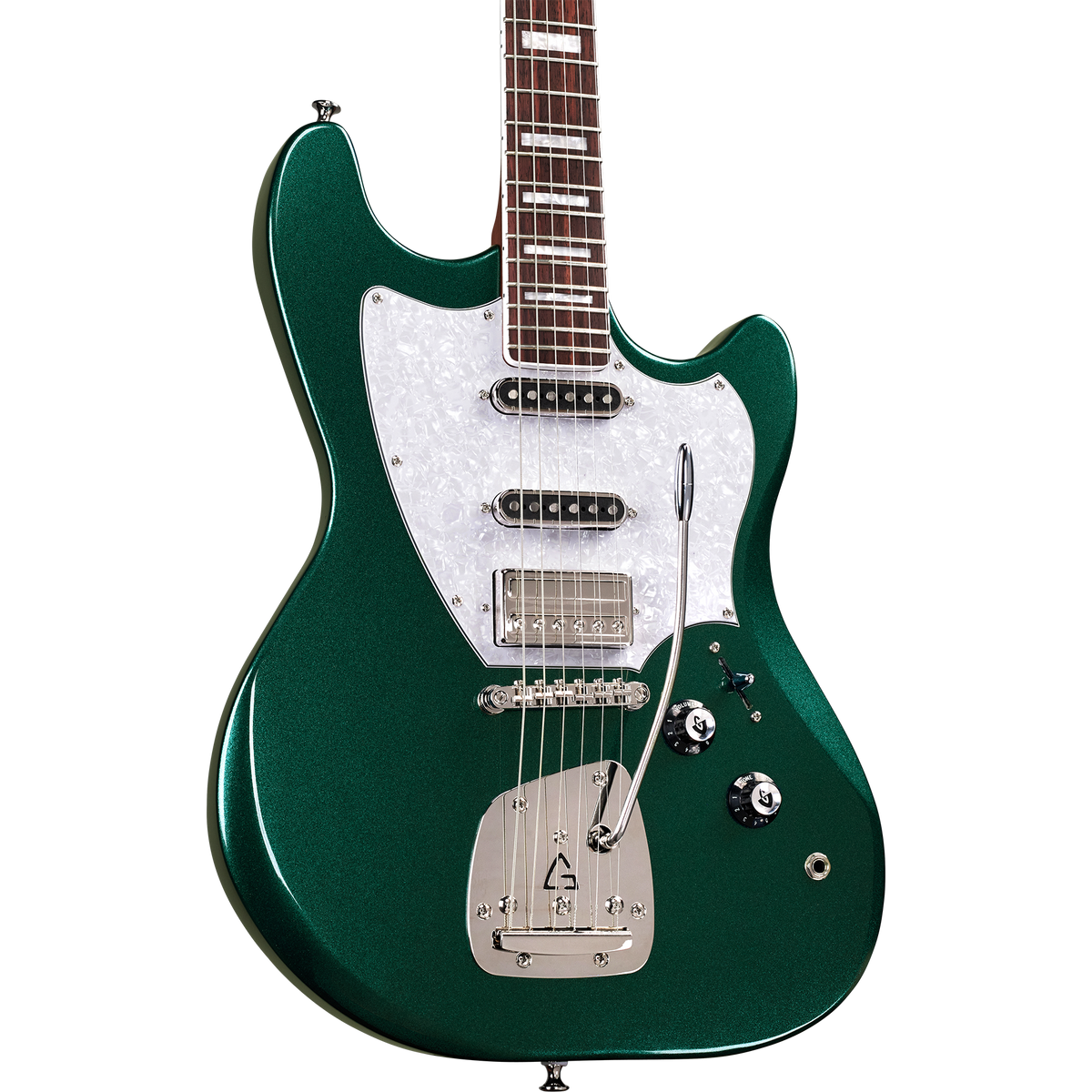 Guild Surfliner Deluxe Newark St. Electric Guitar, Evergreen Metallic