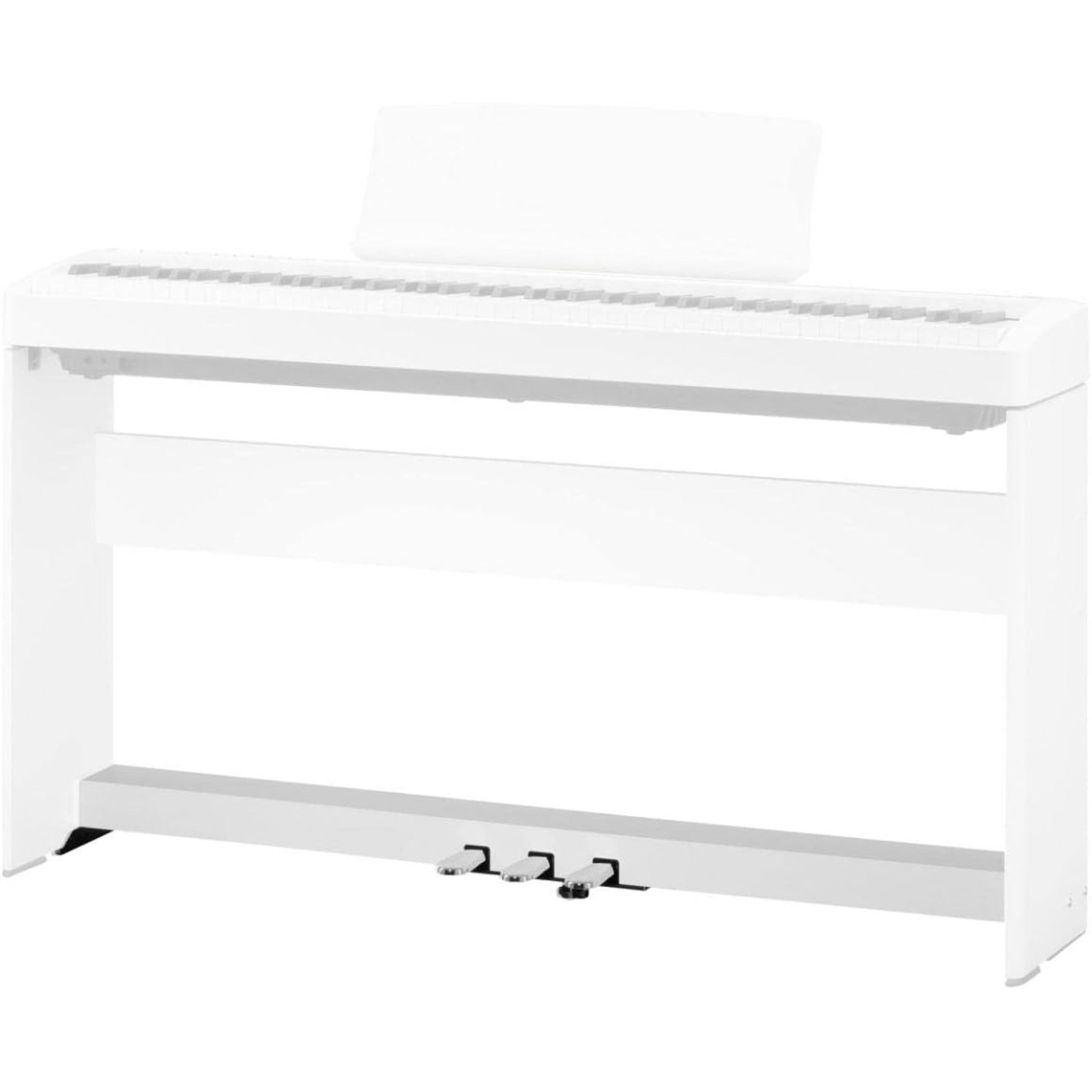 kawai pedal Kawai F-351 Triple Pedal Board for ES120 Digital Piano (Elegant White)