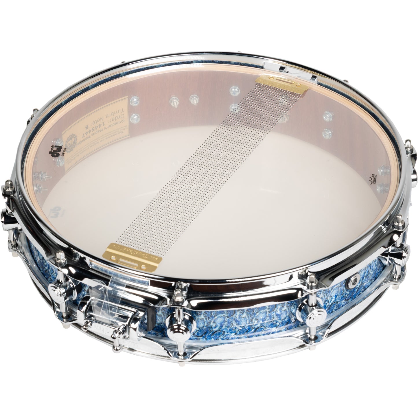 Drum Workshop Collectors Series 3.14x14 Snare Drum - Blue Boa
