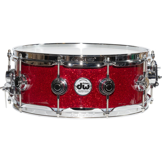 Drum Workshop Collectors Series 5x14 Snare Drum - Ruby Glass