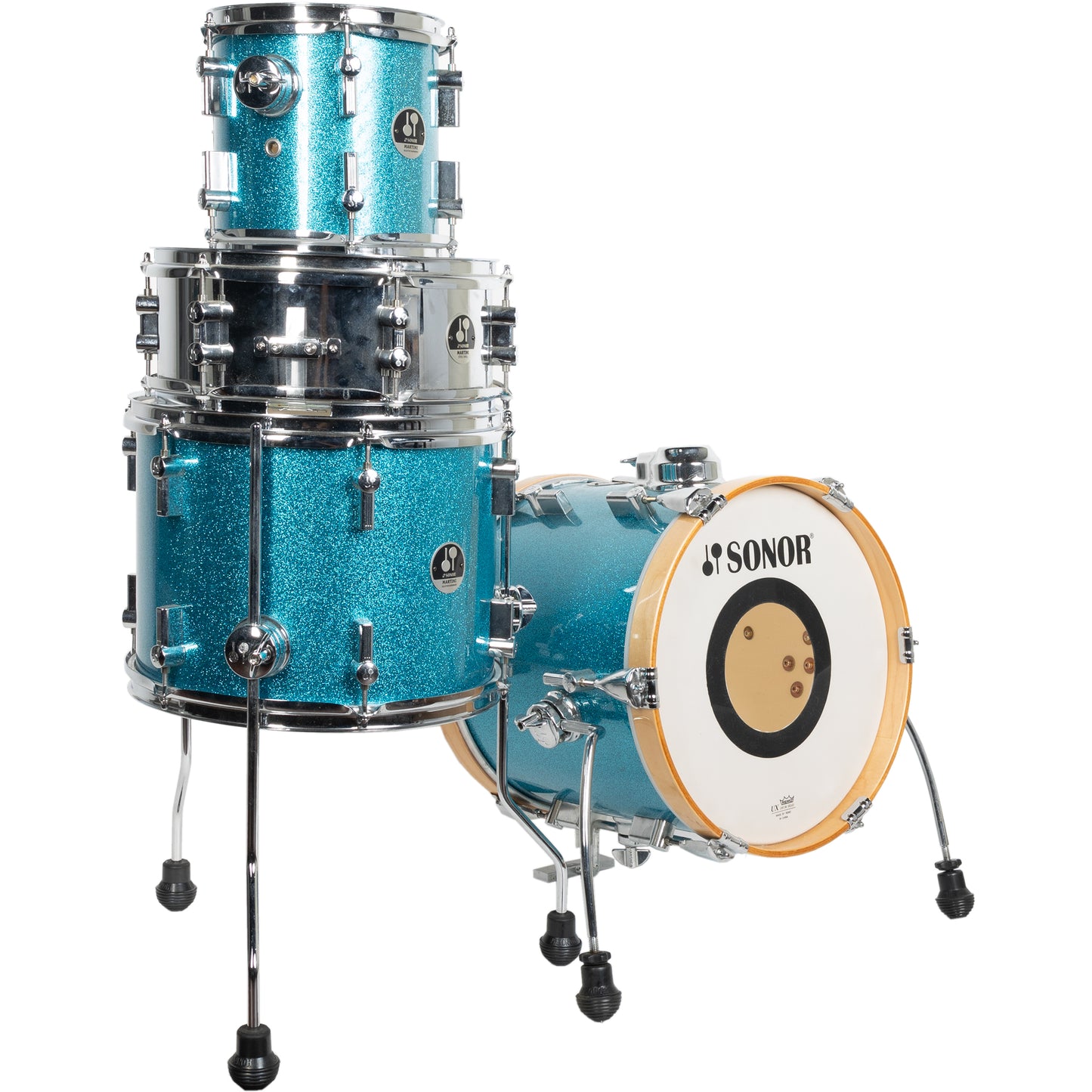 Sonor AQ2 Martini Shell Kit -  Teal Sparkle