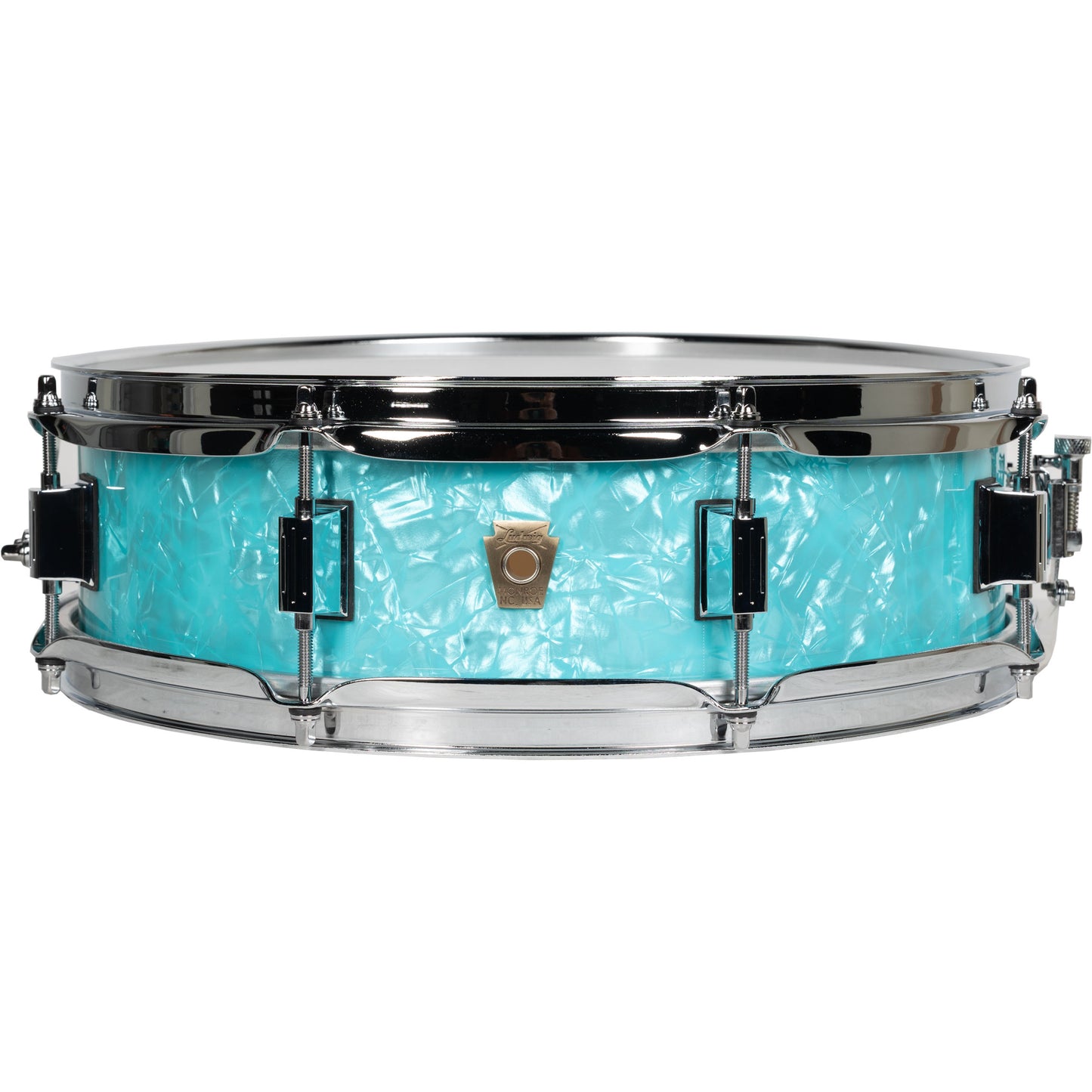 Ludwig Classic Maple Limited Edition 4x14 Snare Drum - Teal Pearl