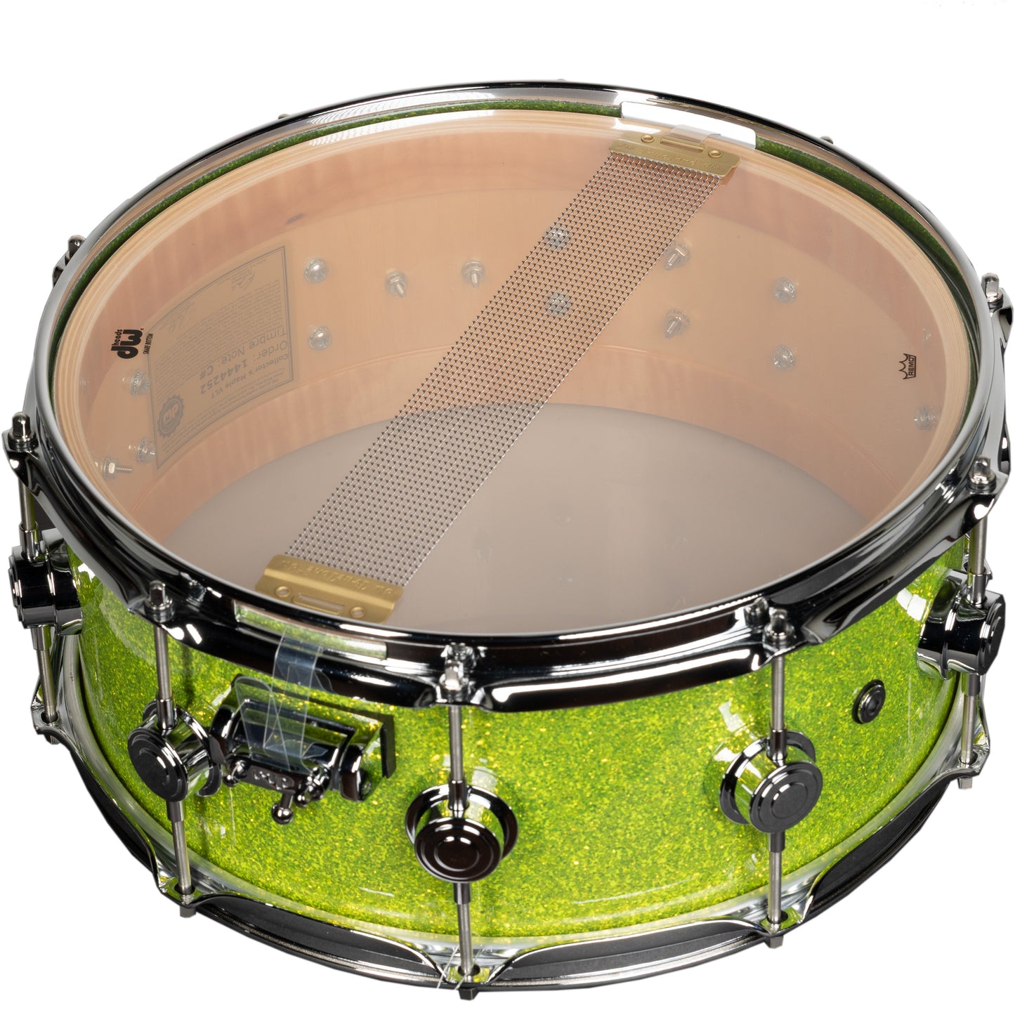 Drum Workshop Collectors Series 6x14 Snare Drum - Lime Green Glass