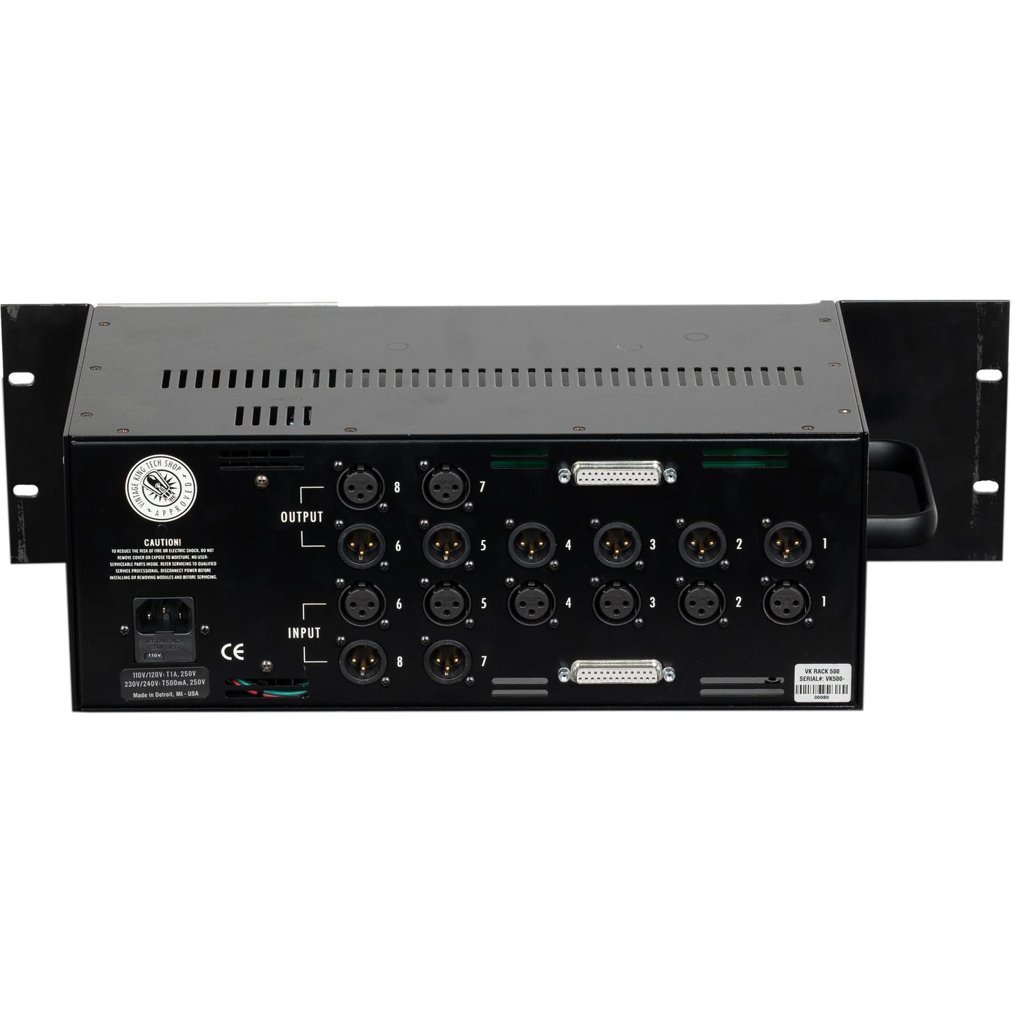 Vintage King Standard 6-Slot 500 Series Rack