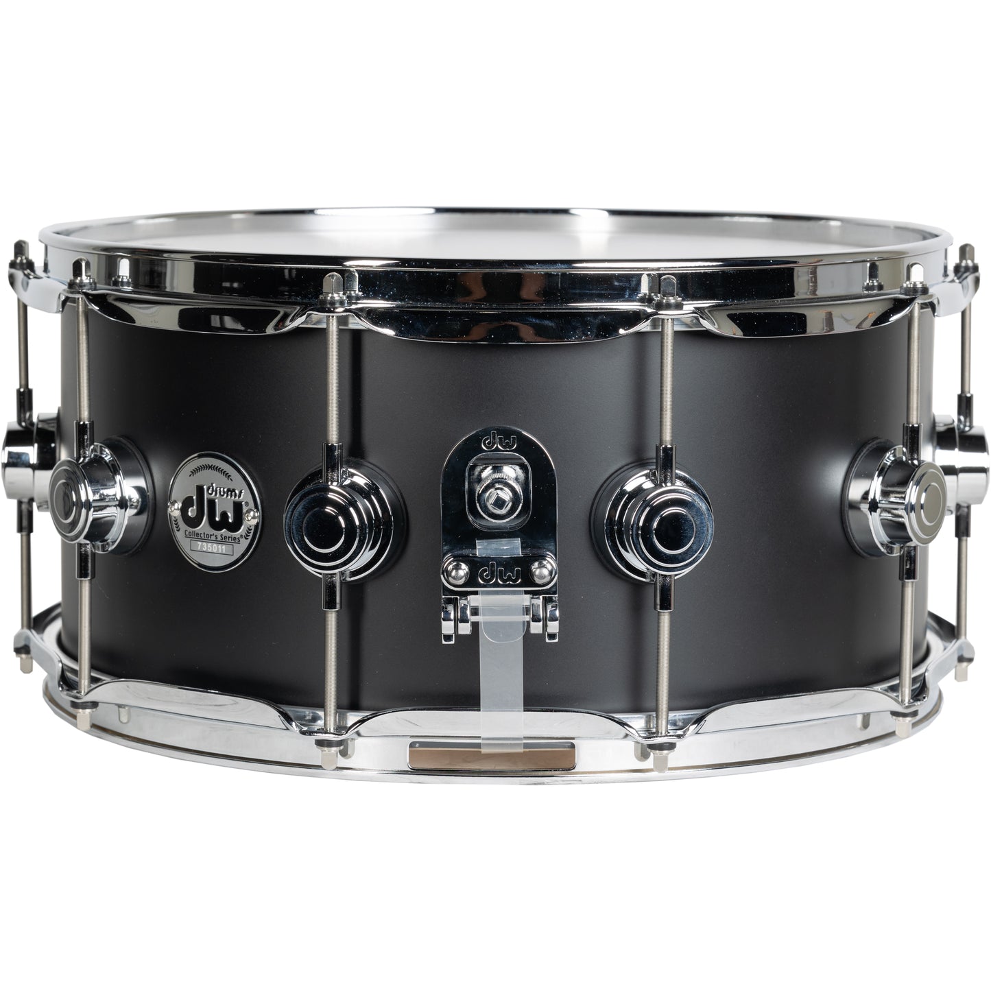 Drum Workshop Collectors Series 6.5x14 Snare Drum - Solid Black Hard Satin