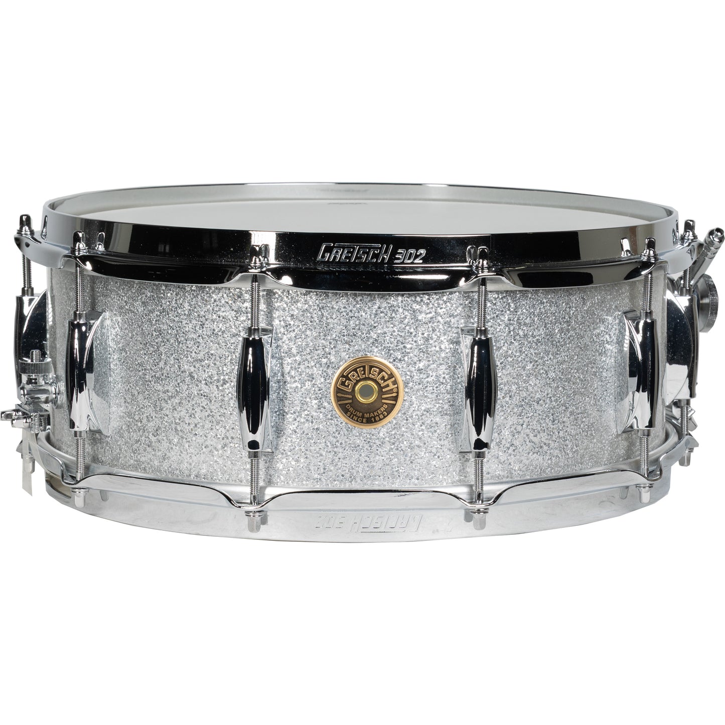 Gretsch Broadkaster 5.5x14 Snare Drum - Silver Sparkle