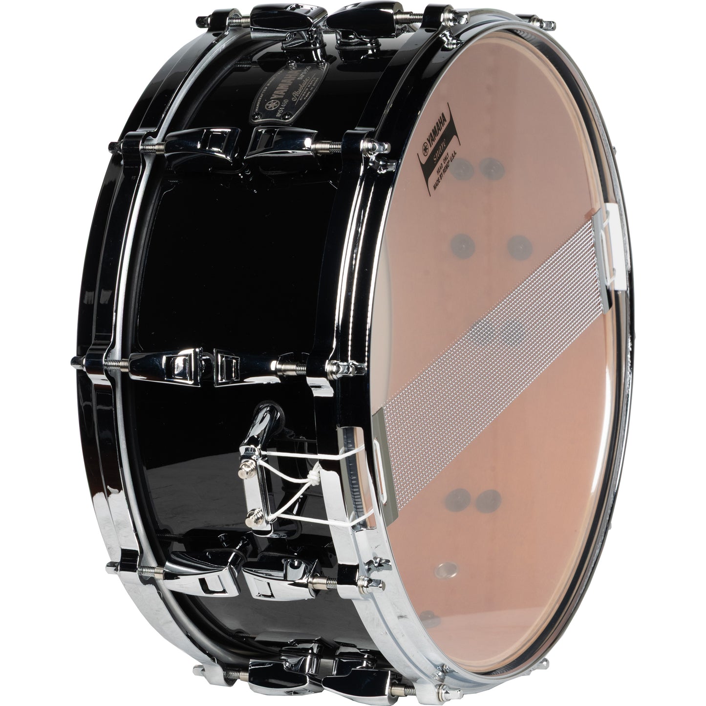 Yamaha Absolute Hybrid Maple 6x14 Snare Drum - Solid Black