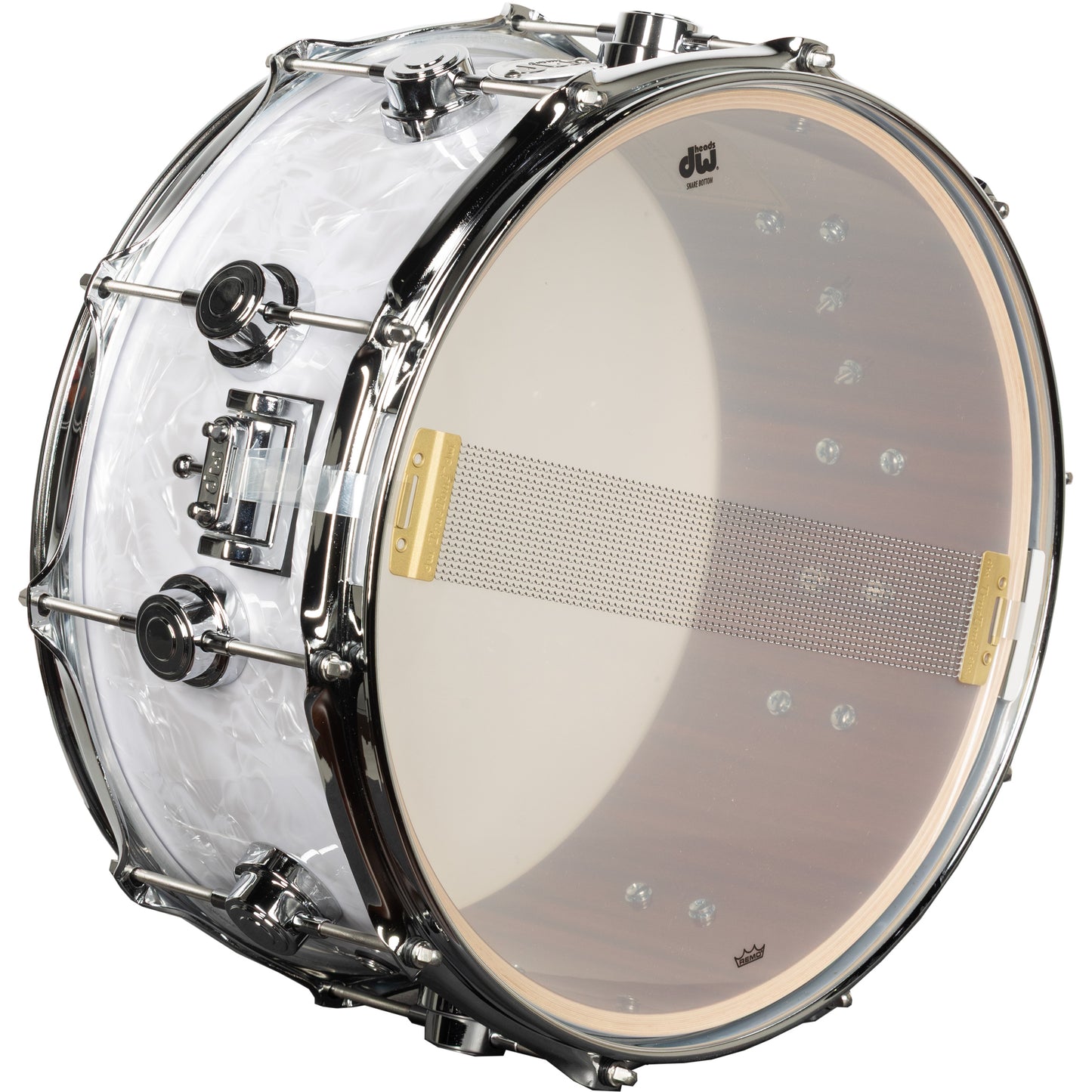 Drum Workshop Collectors Series 6.5x14 Snare Drum - White Marine