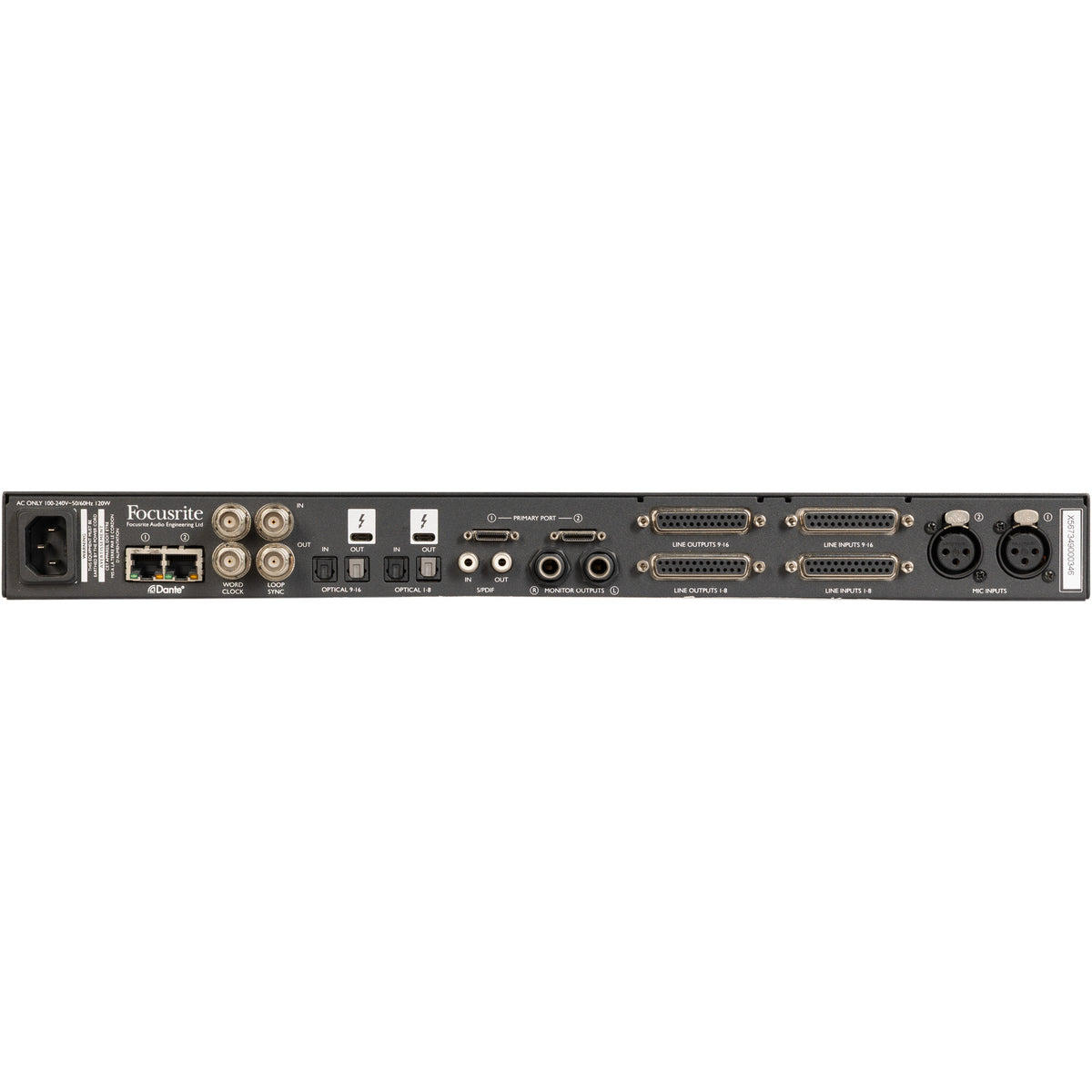 Focusrite Red 16Line Thunderbolt 3 Audio Interface