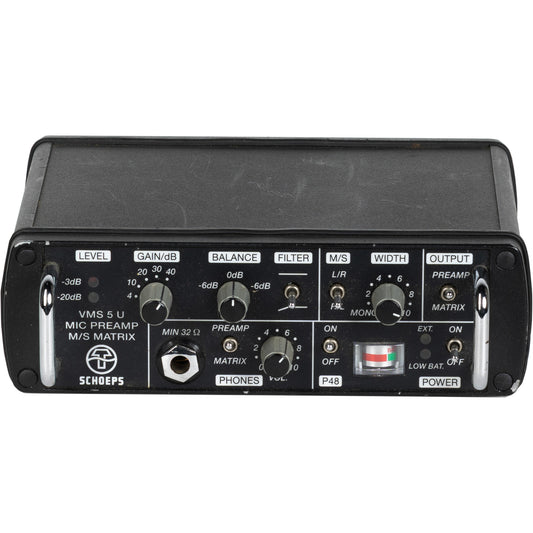 Schoeps VMS 5 U Stereo Microphone Preamplifier