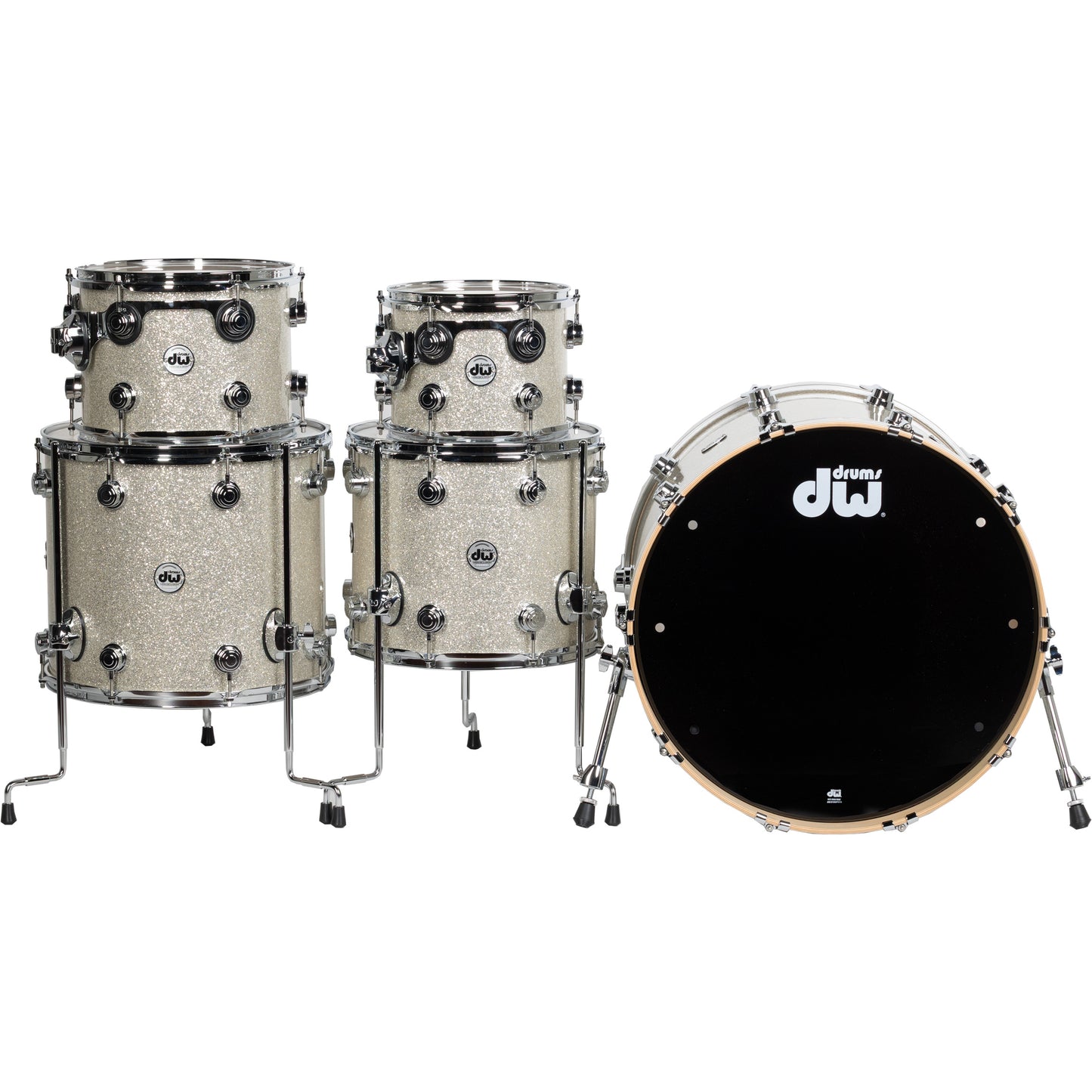 Drum Workshop Collectors Series 5-Piece Shell Kit - Broken Glass