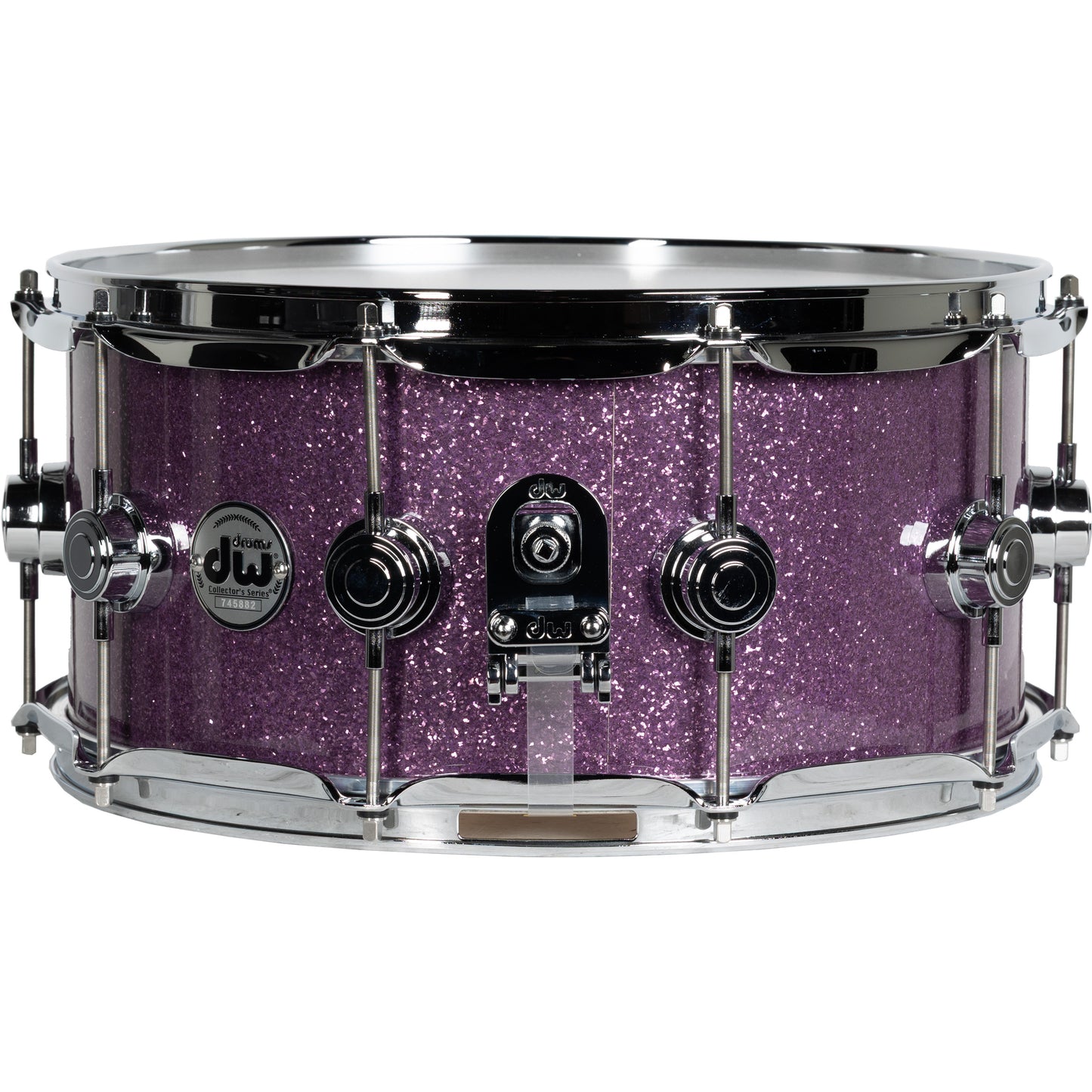 Drum Workshop Collectors Series SonicPly 6.5x14 Snare Drum - Purple Glass