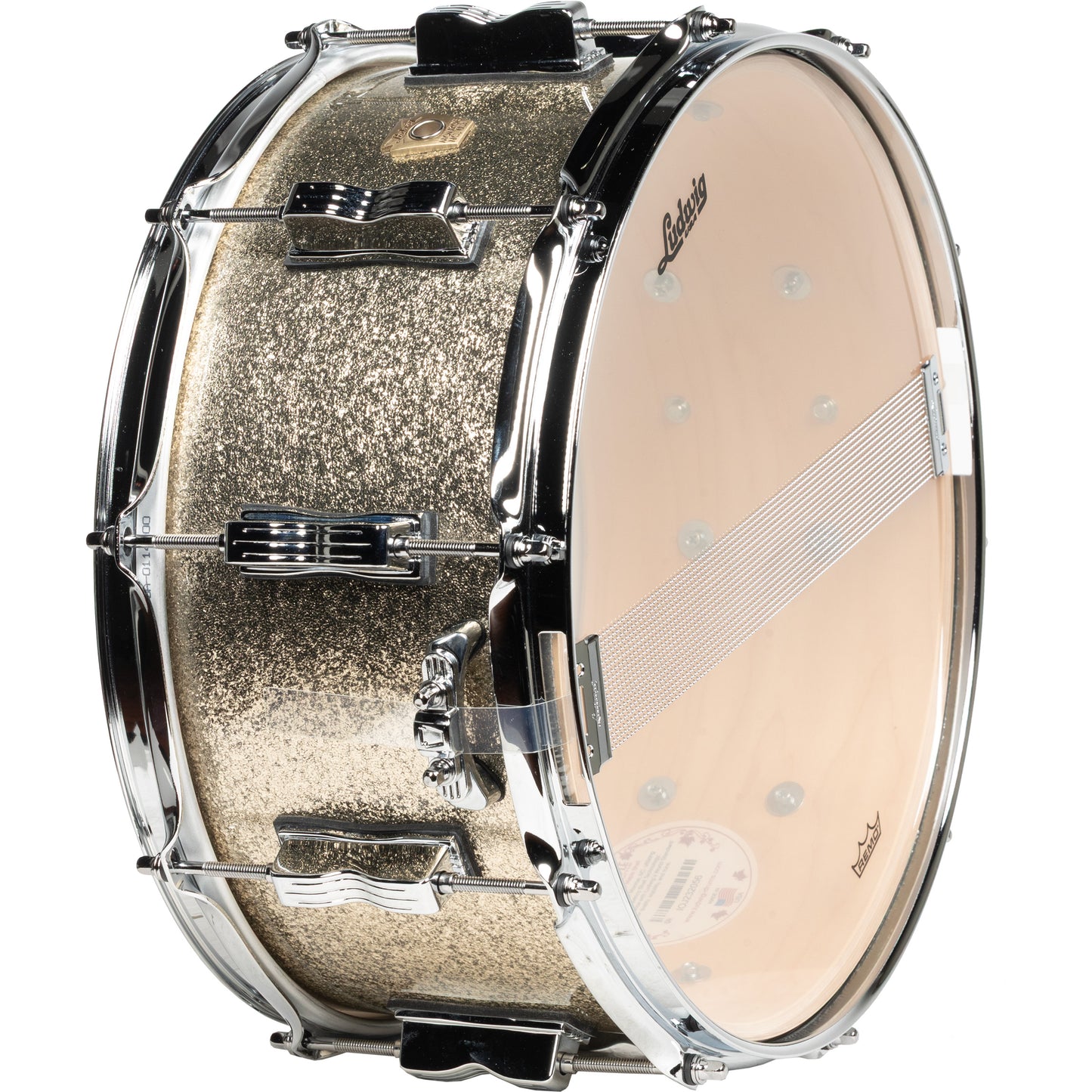 Ludwig Classic Maple 6.5x14 Snare Drum - Titanium Super Sparkle