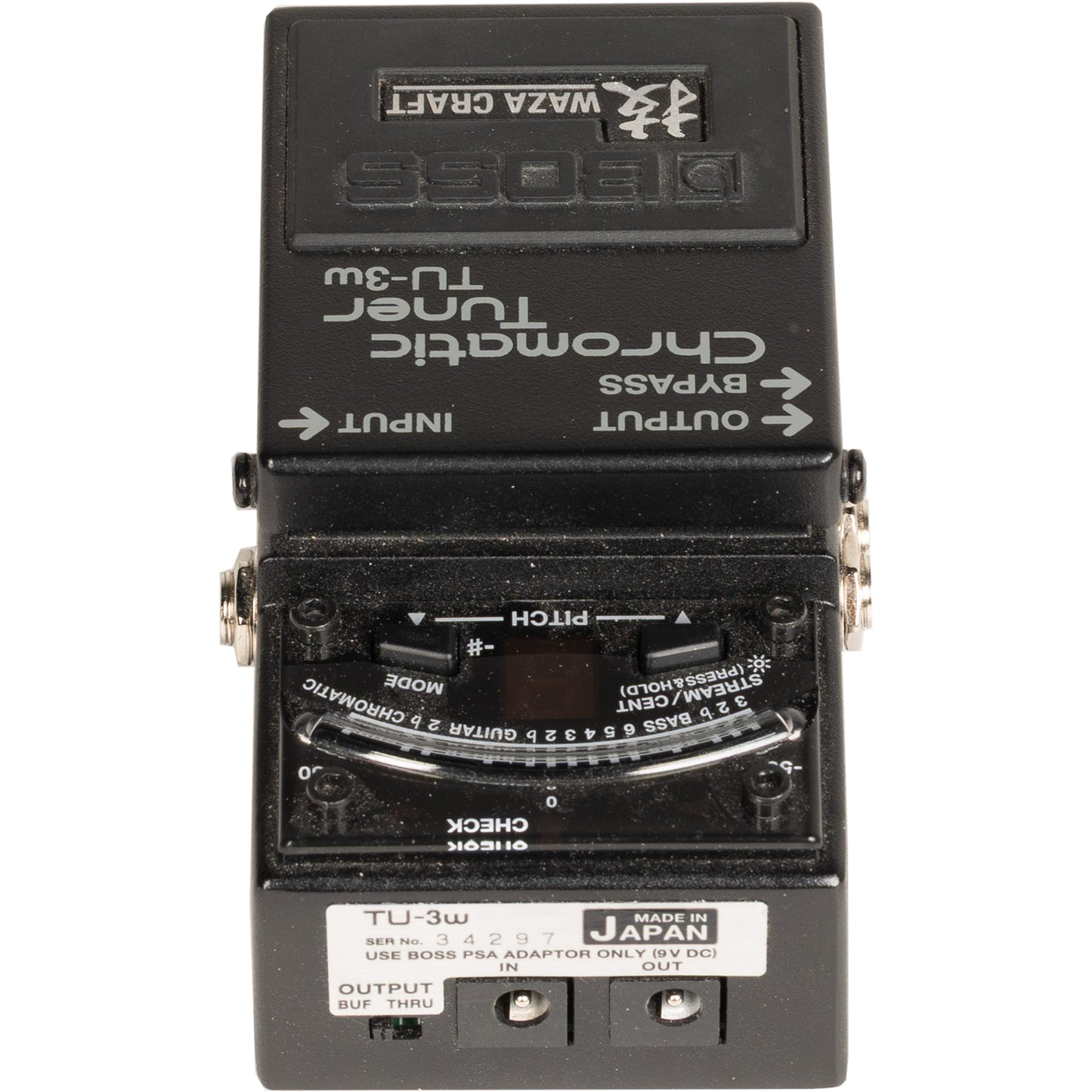 BOSS TU-3W Waza Craft Chromatic Tuner Pedal
