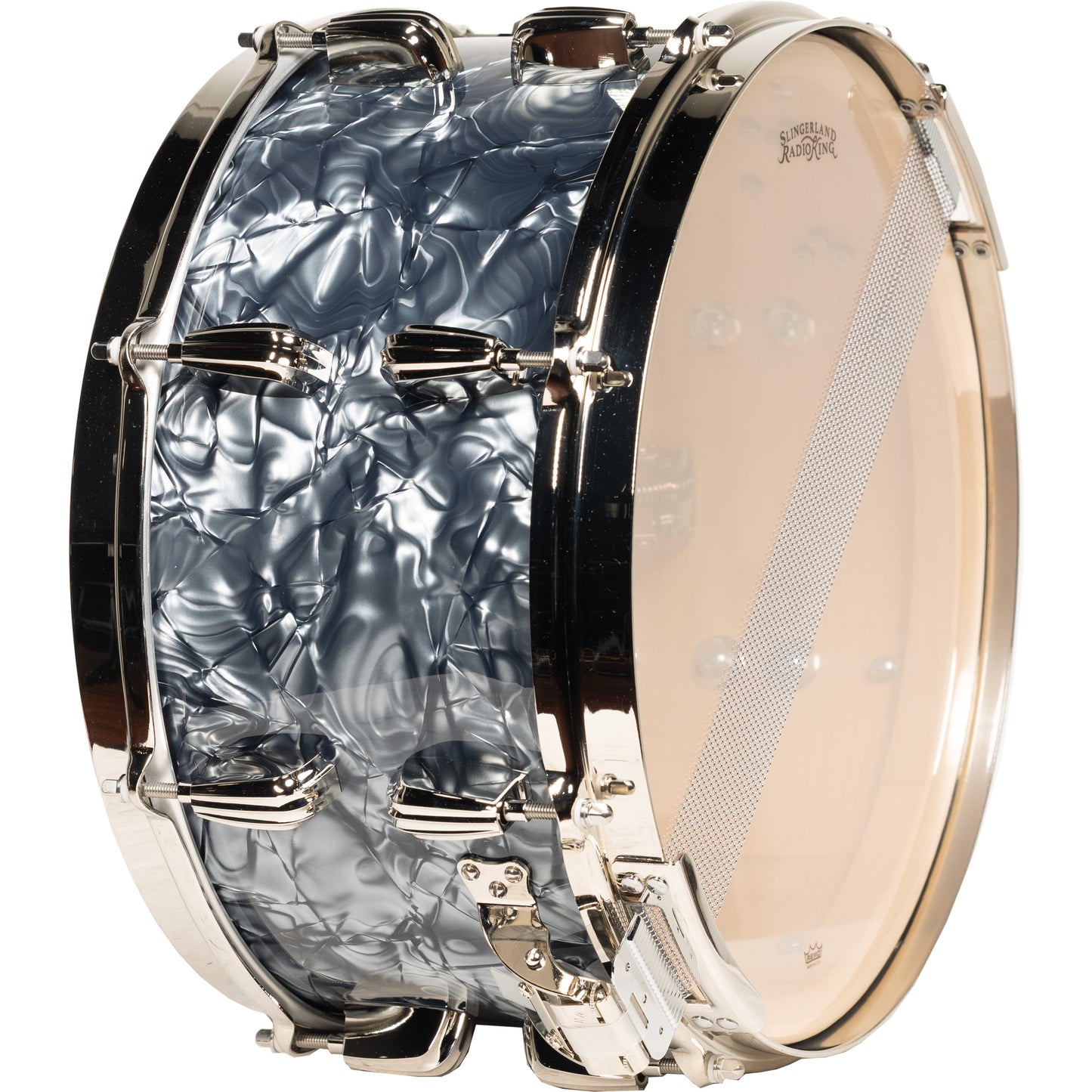 Slingerland Radio King 7x14 Snare Drum - Black Diamond Pearl