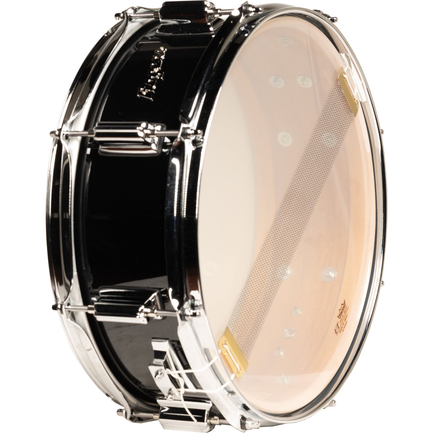 Rogers Powertone 5x14 Snare Drum - Piano Black