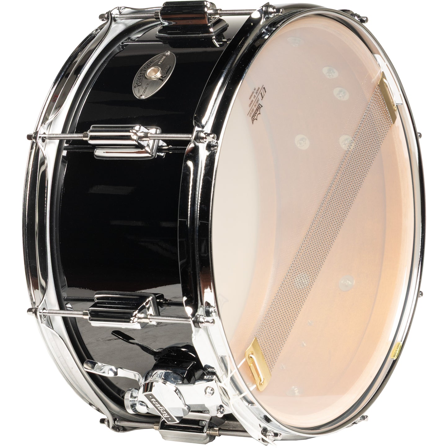 Rogers Powertone 6x14 Snare Drum - Piano Black