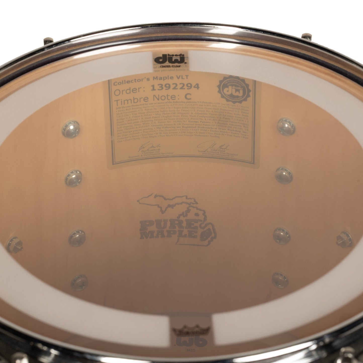 Drum Workshop Collectors Series 4-Piece Shell Kit - Purple Stain Lacquer