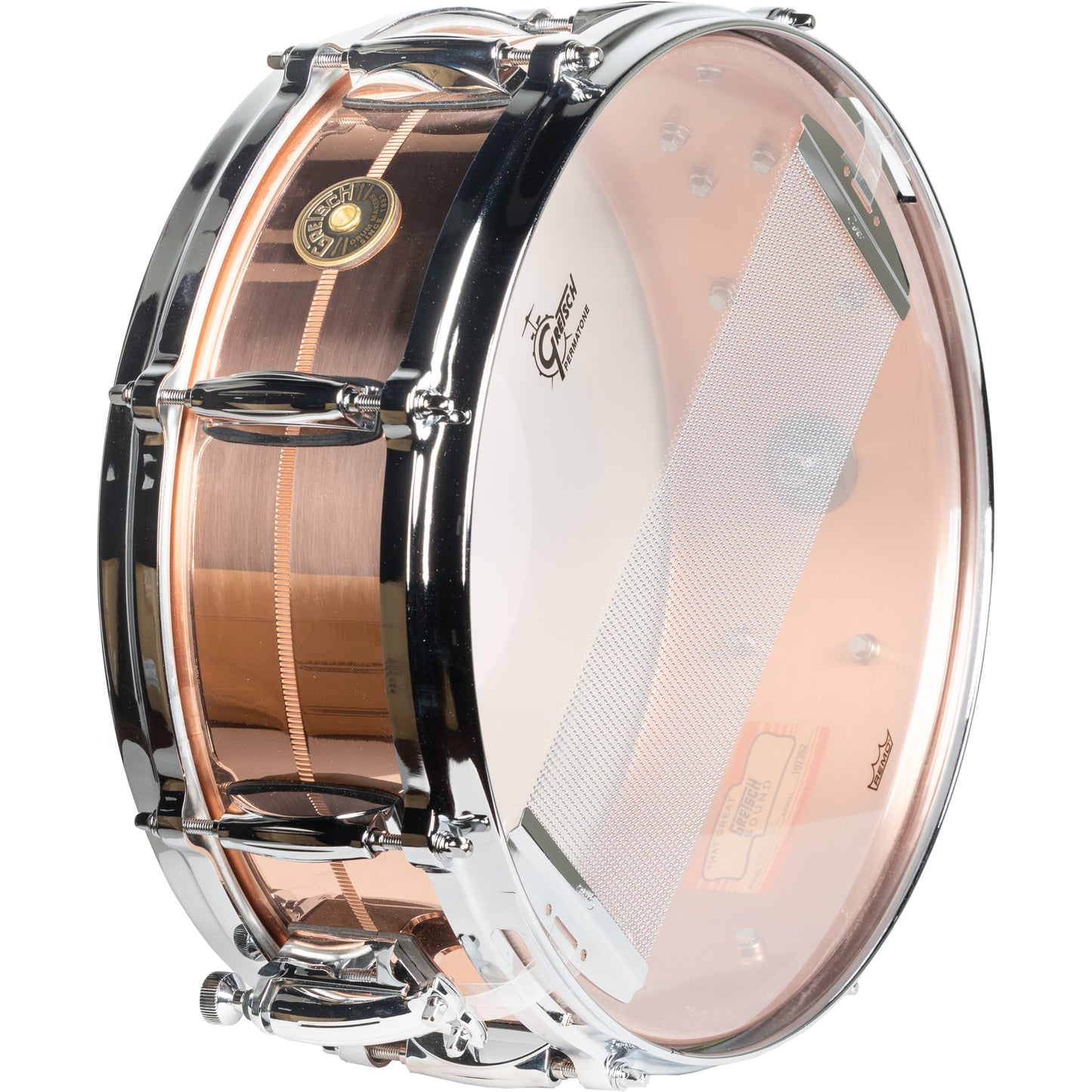 Gretsch USA Custom 2mm Copper 5x14 Snare Drum - Copper