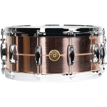 Gretsch USA Custom 2mm Copper 5x14 Snare Drum - Copper