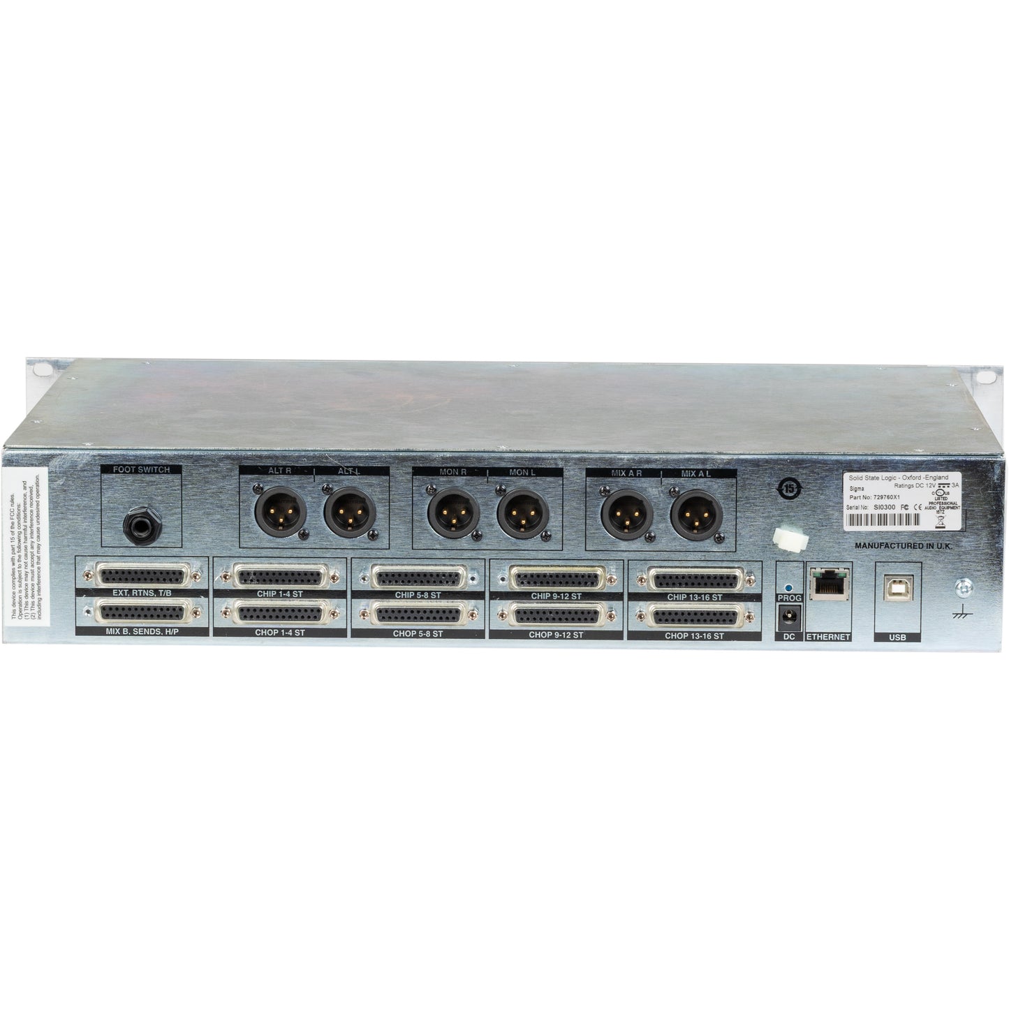 Solid State Logic Sigma 16-channel Analog Summing Mixer