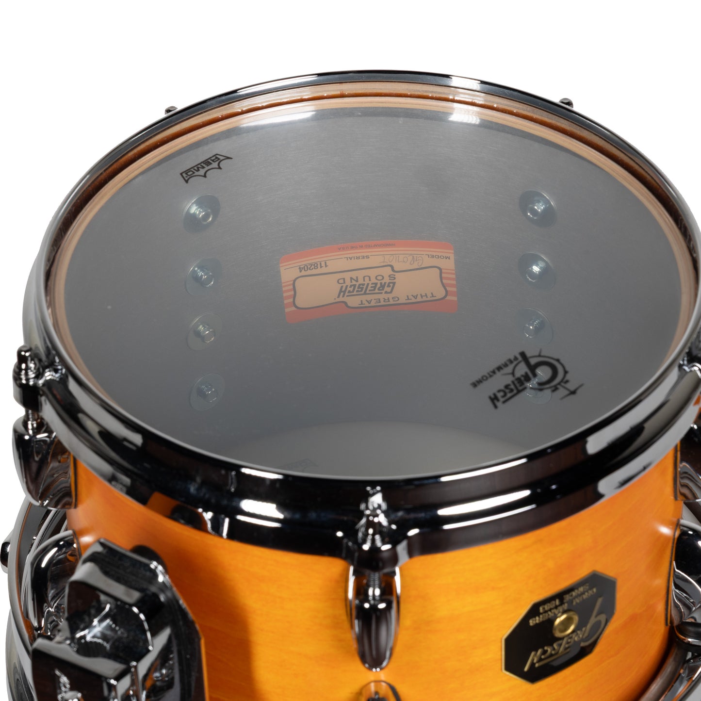 Gretsch USA Custom 4-Piece Shell Kit - Satin Sun Amber