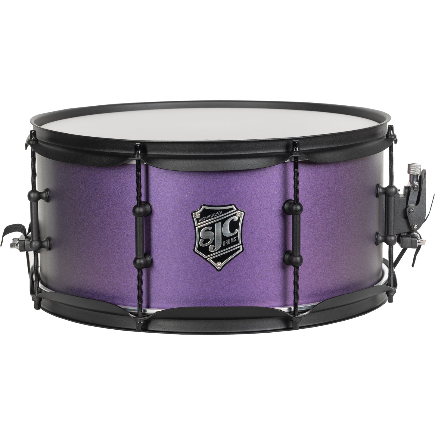 SJC Drums Pathfinder Series 6.5x14 Snare Drum - Purple Glimmer