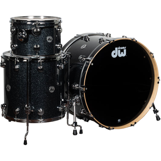 Drum Workshop Collectors Series 3-Piece Shell Kit - Black Ice