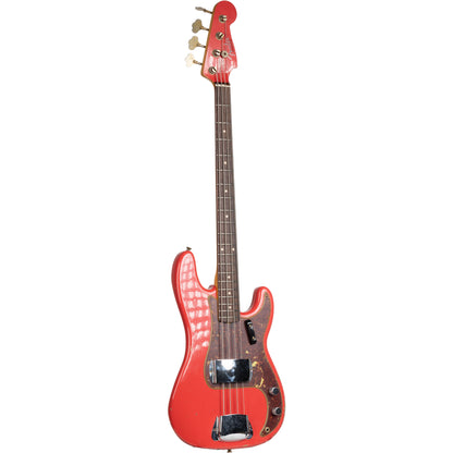 Fender Custom Shop 62 4-String P-Bass Relic - Fiesta Red