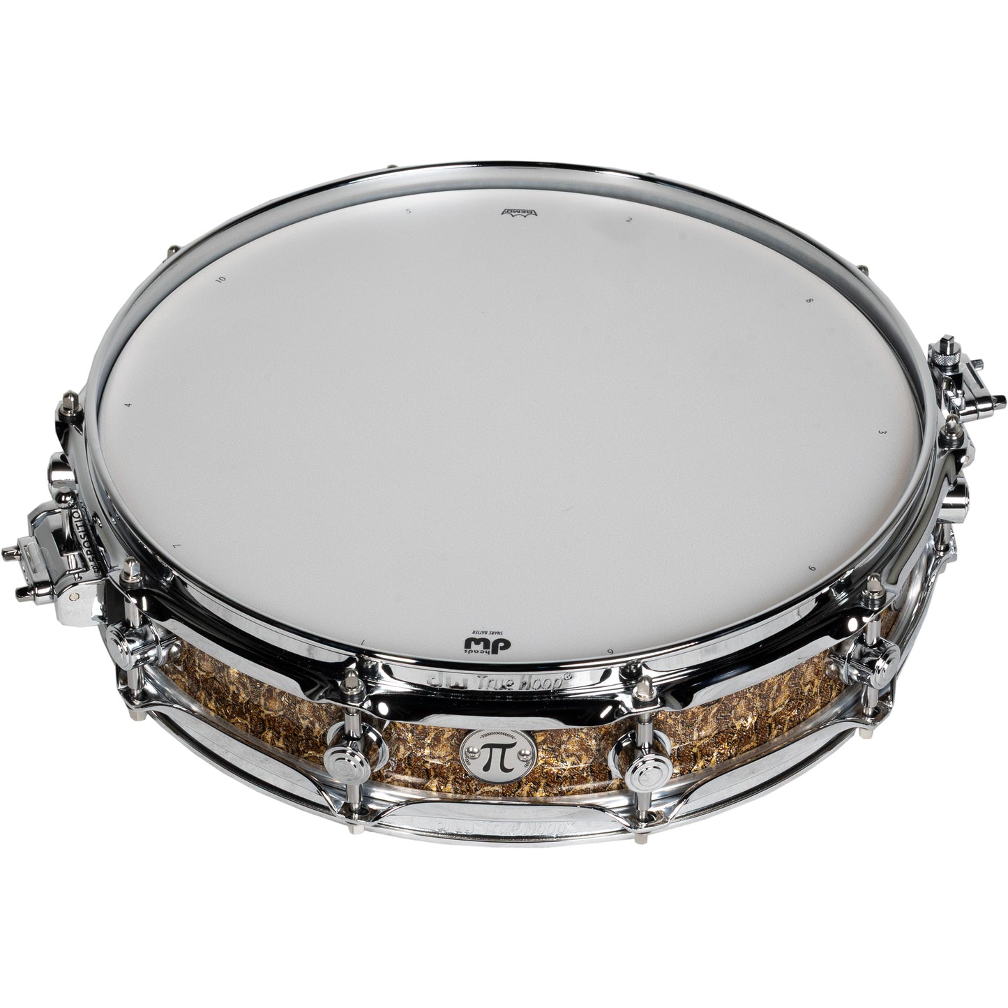 Drum Workshop Collectors Series 3.14x14 Pi Snare Drum - Gold Boa