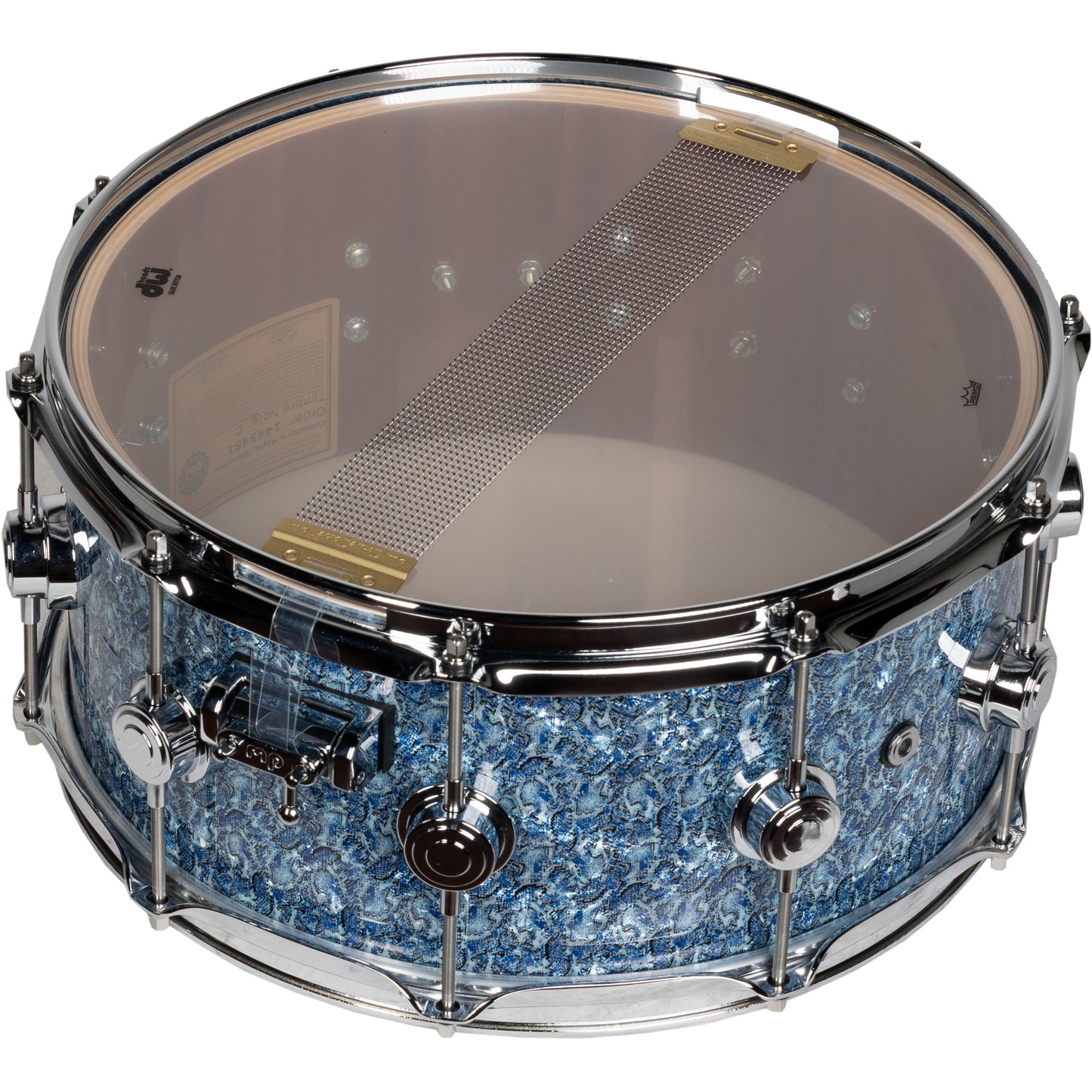 Drum Workshop Collectors Series 6.5x14 Snare Drum - Blue Boa