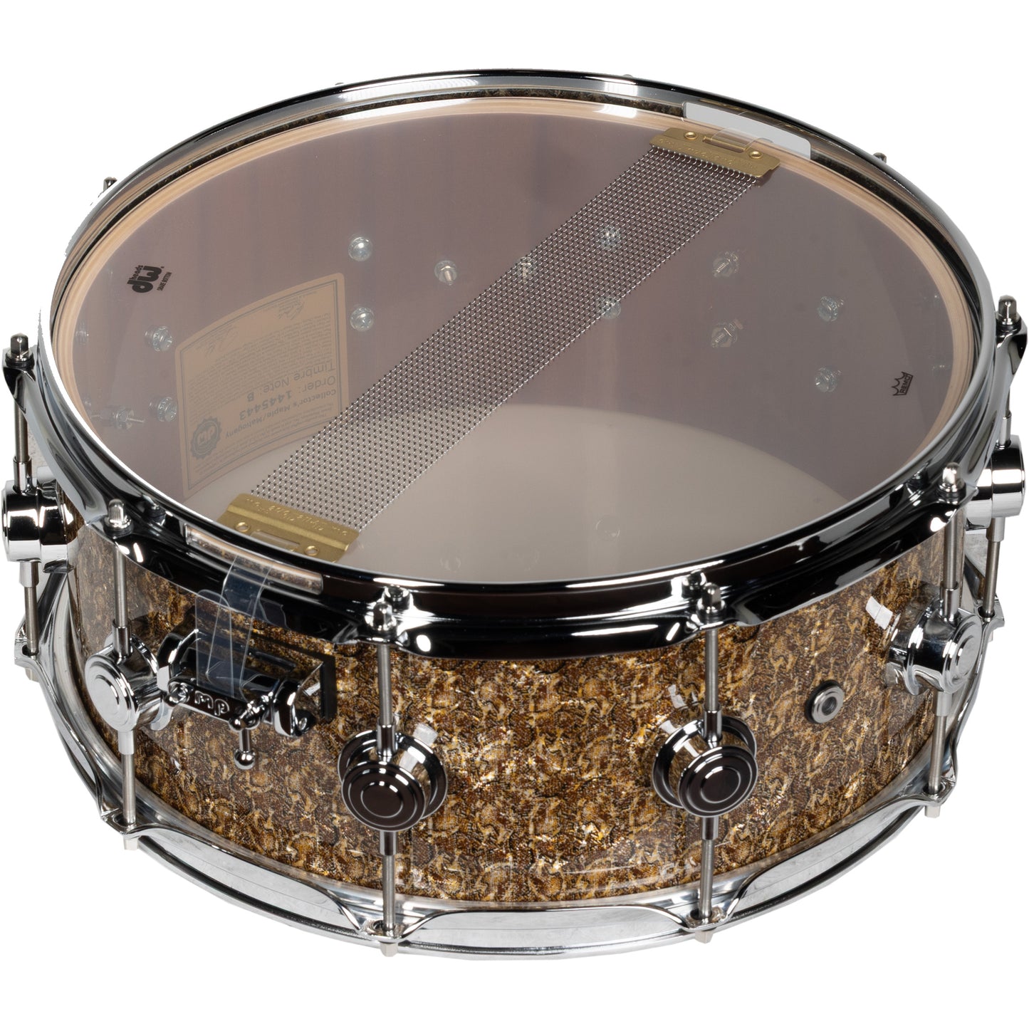 Drum Workshop Collectors Series 6x14 Snare Drum - Gold Boa