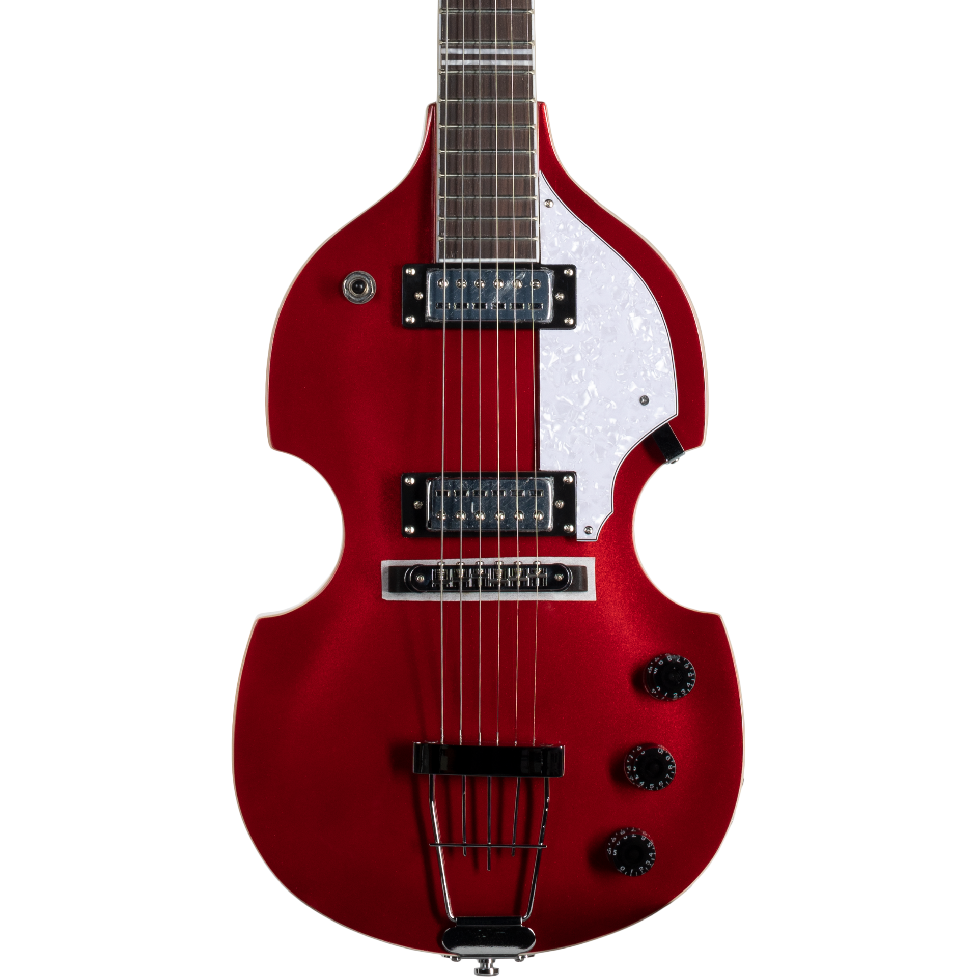 Hofner Ignition Pro Violin Guitar in Red Alto Music