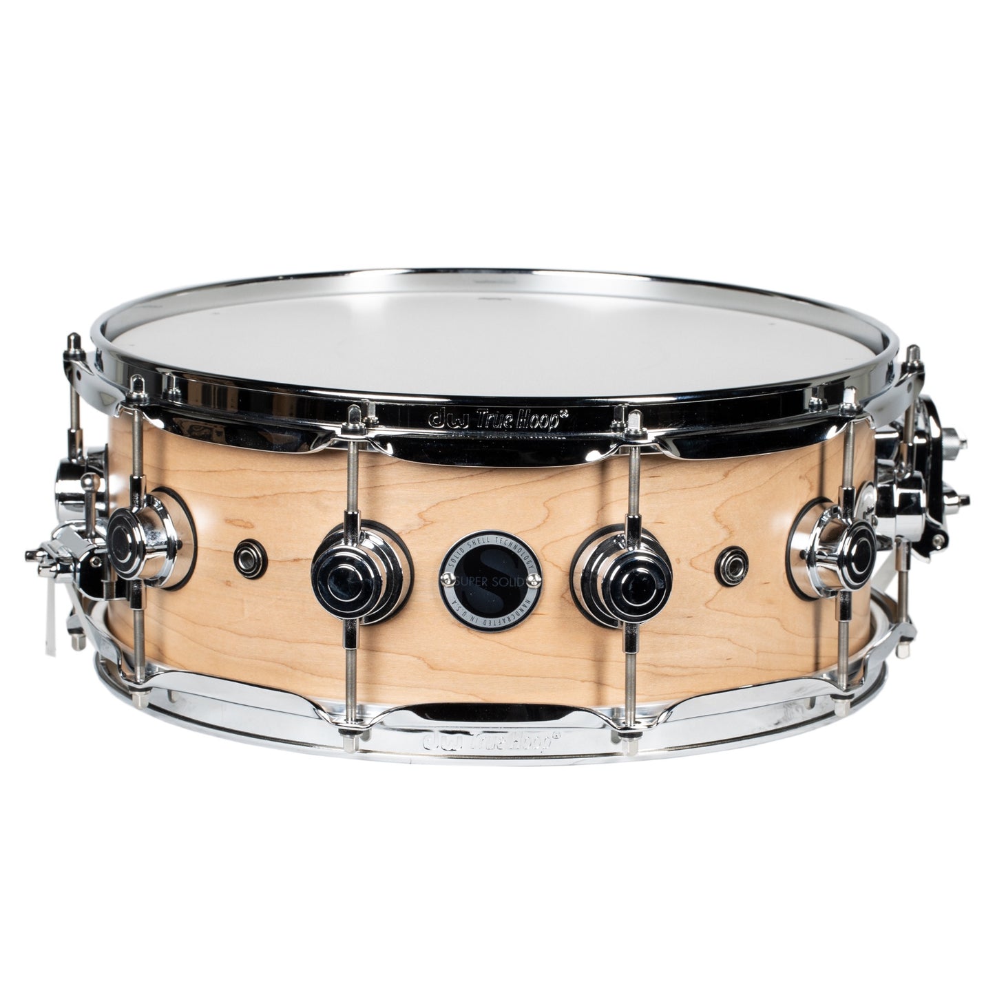 Drum Workshop Collectors Series Super Solid 5.5x14 Snare Drum - Natural Satin