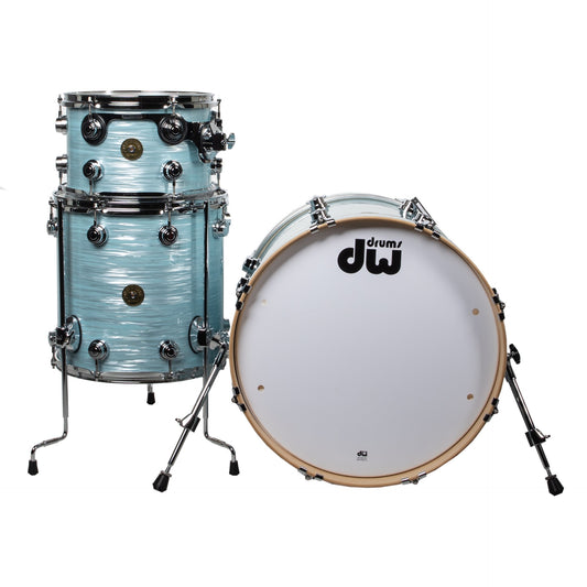 Drum Workshop Jazz Series 3-Piece Shell Kit - Pale Blue Oyster