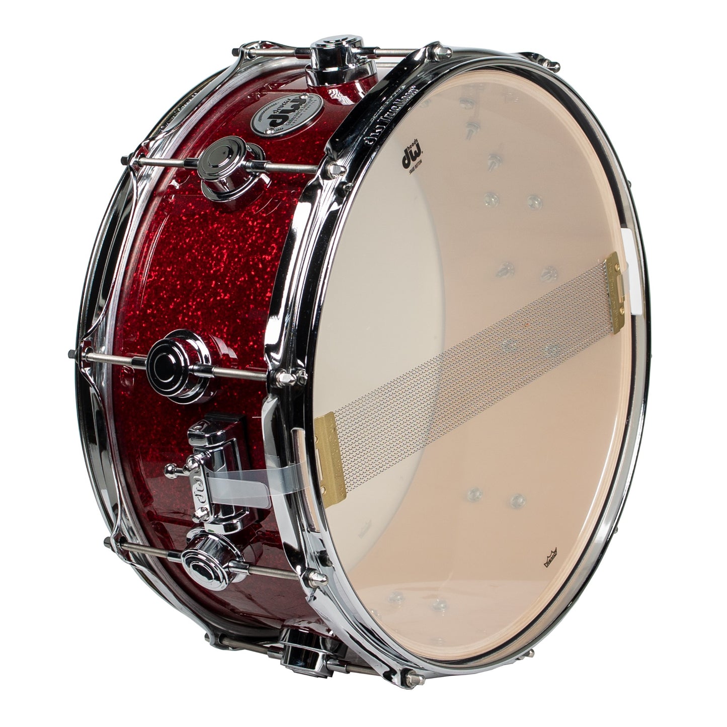 Drum Workshop Collectors Series 6x14 Snare Drum - Ruby Glass
