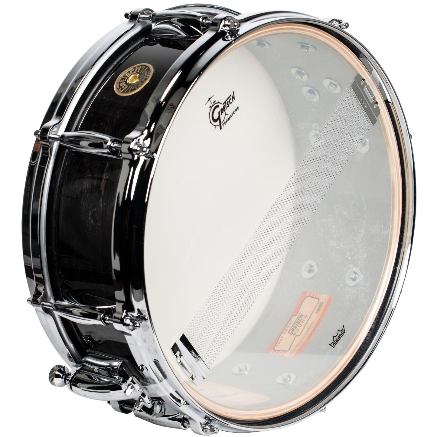 Gretsch Ridgeland Series 5x14 Gloss Ebony Lacquer Snare Drum