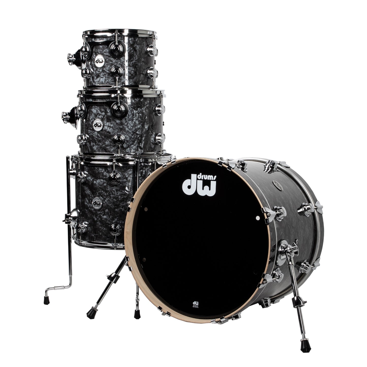 Drum Workshop Collectors Series 4-Piece Shell Kit - Black Diamond - 1265806 -