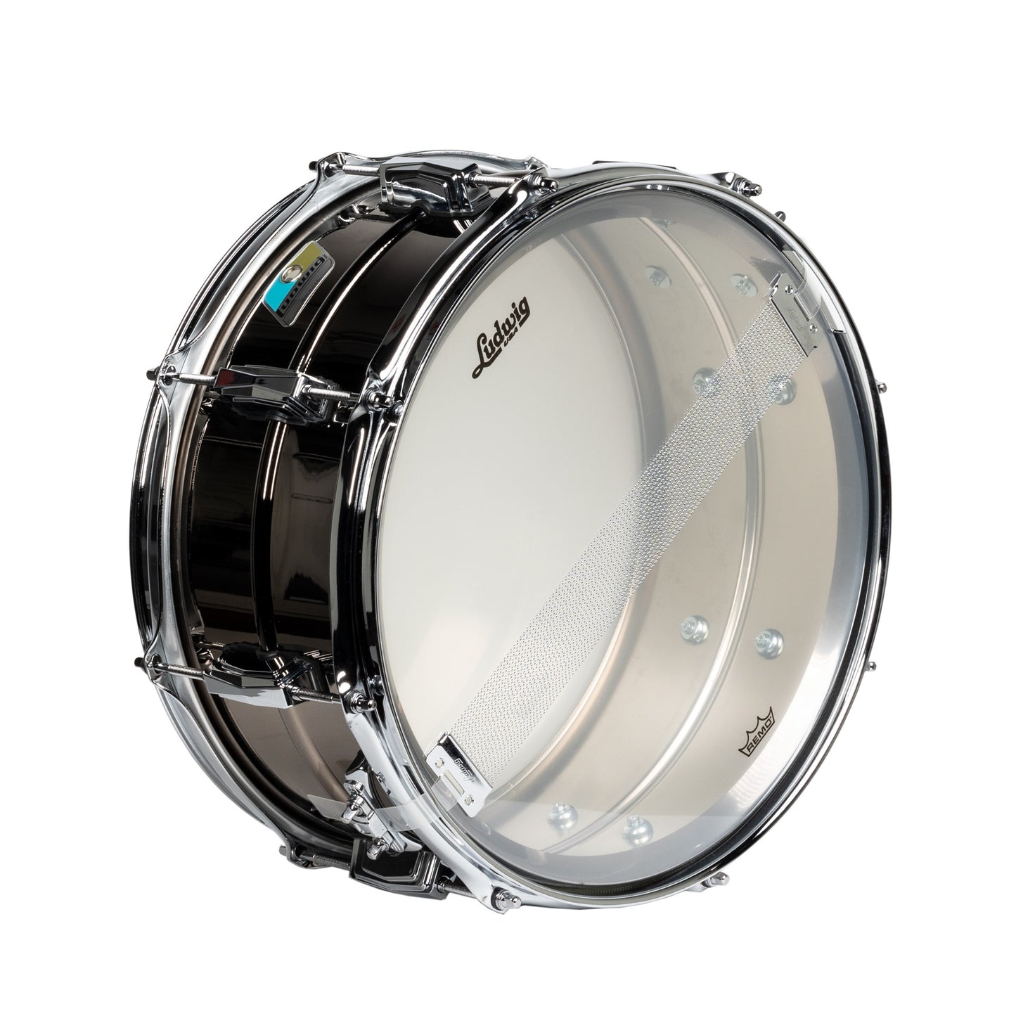 Ludwig LB415 6.5x14 Black Beauty 8-Lug Snare Drum