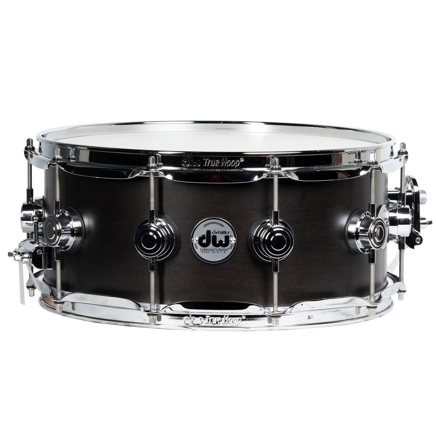 Drum Workshop Collectors Series 6x14 Ebony Satin Classic Snare Drum