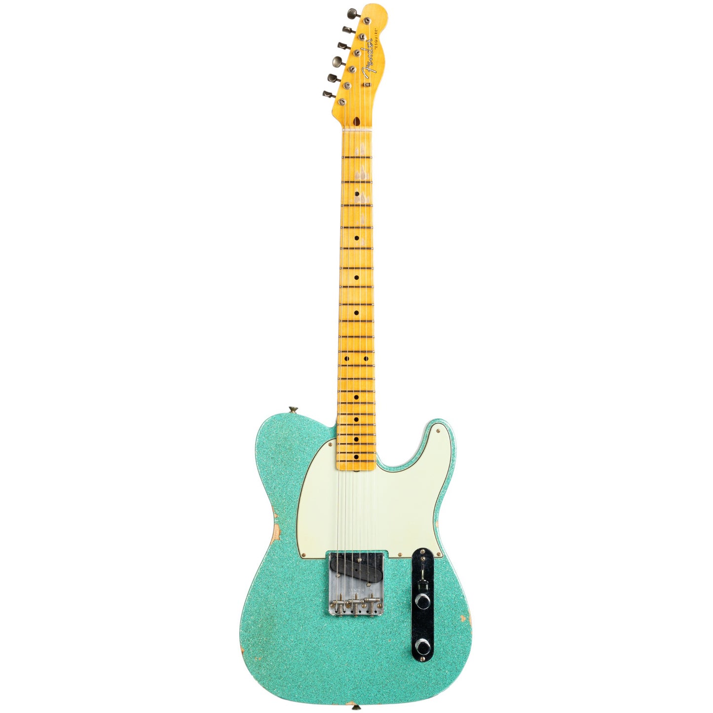 Fender Custom Shop 50’s Esquire Relic Electric Guitar - Seafoam Sparkle