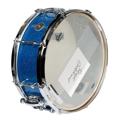Gretsch Limited Mike Johnston Brookyln Series 5.5x14 Snare Drum - Blue Glass
