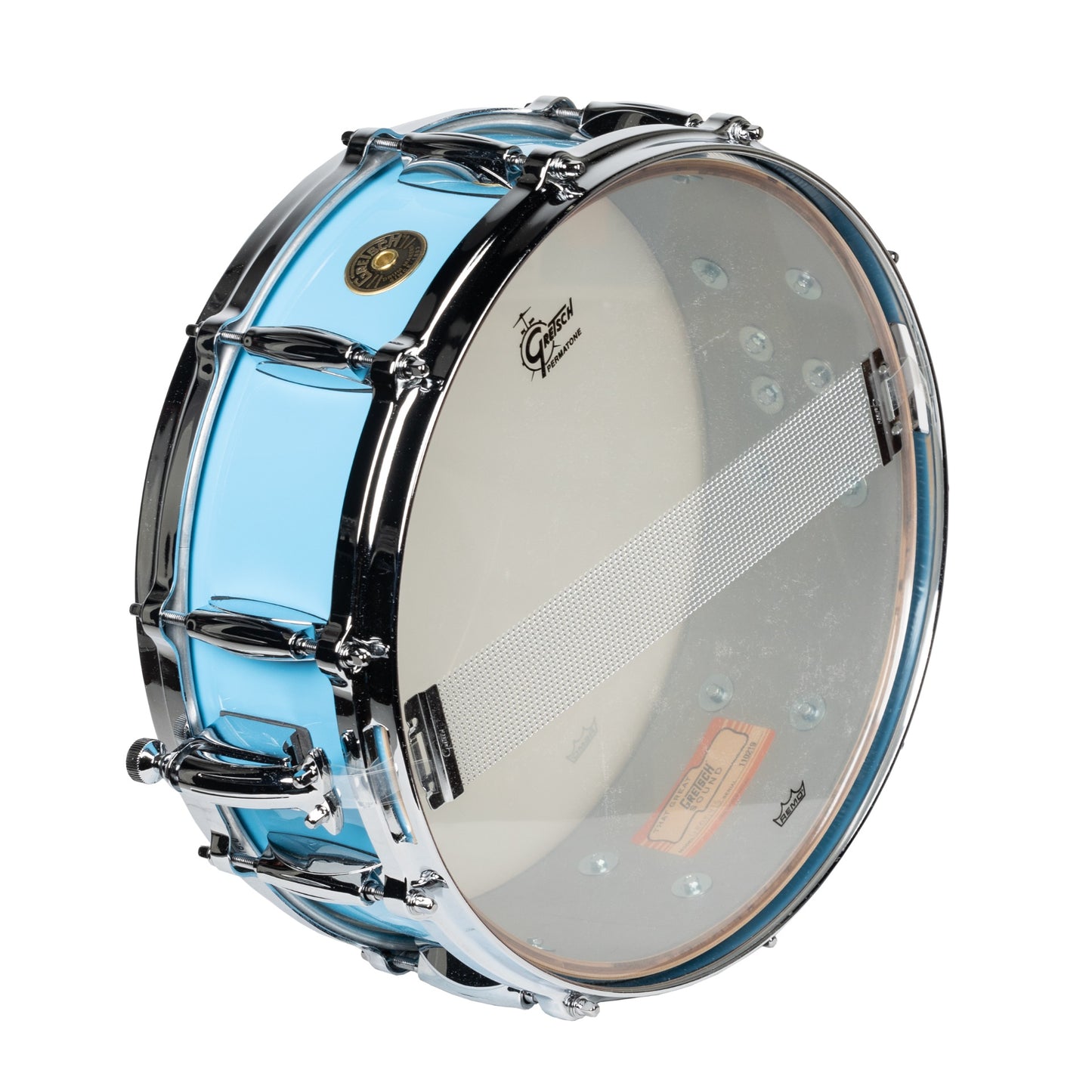Gretsch USA Custom 5x14 Snare Drum - Powder Blue Gloss